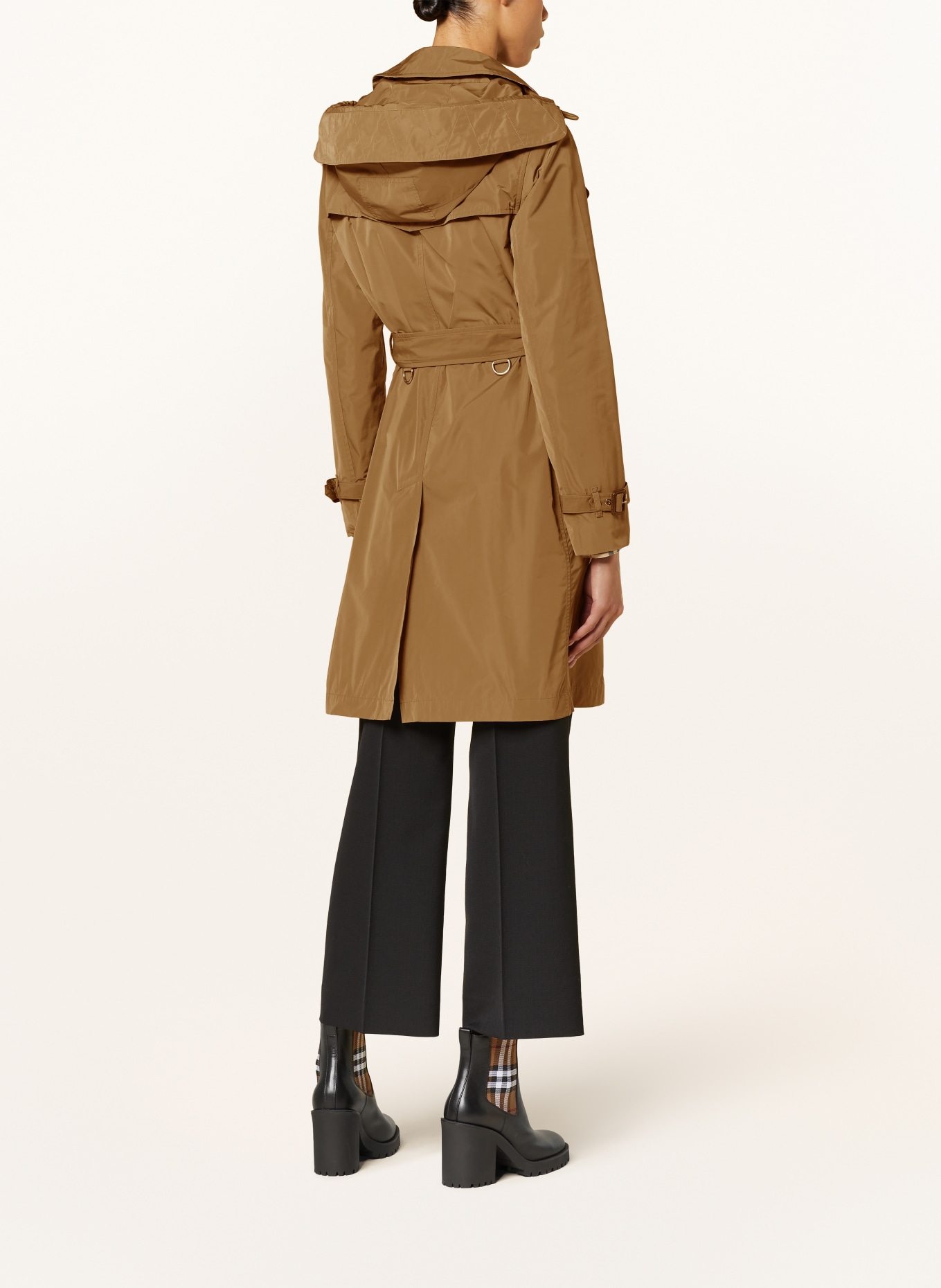 Burberry kensington wool trench online