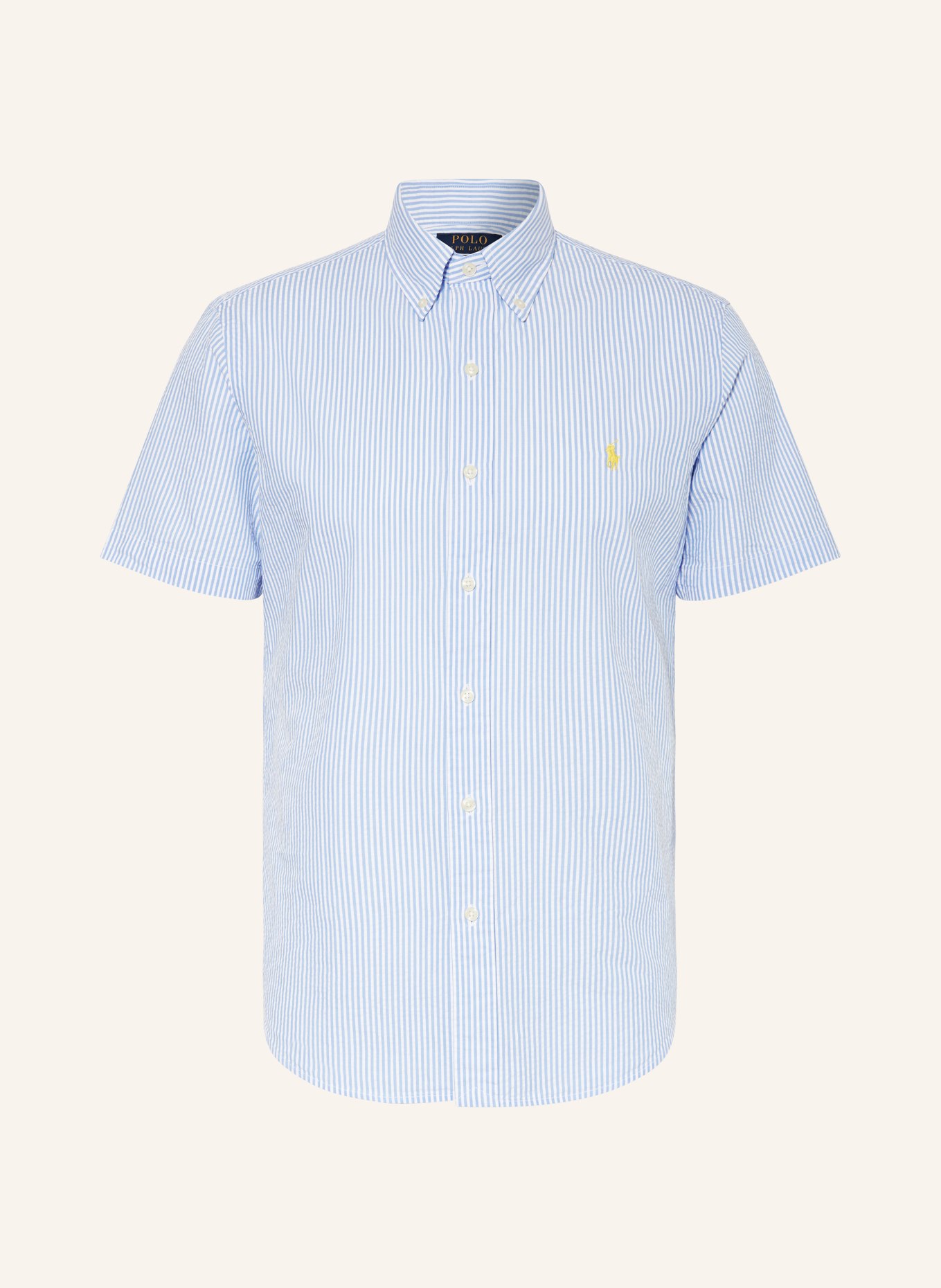 Classic Fit Striped Seersucker Shirt by Polo Ralph Lauren Online, THE  ICONIC