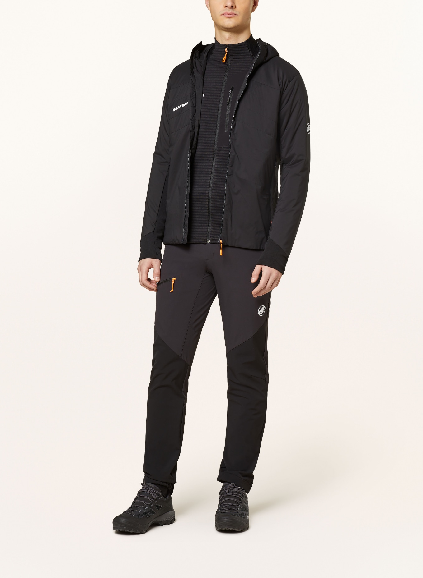 MAMMUT Midlayer jacket RIME LIGHT IN FLEX, Color: BLACK (Image 2)
