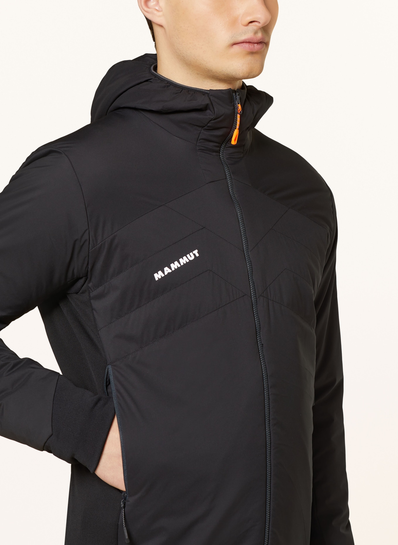 MAMMUT Midlayer jacket RIME LIGHT IN FLEX, Color: BLACK (Image 5)