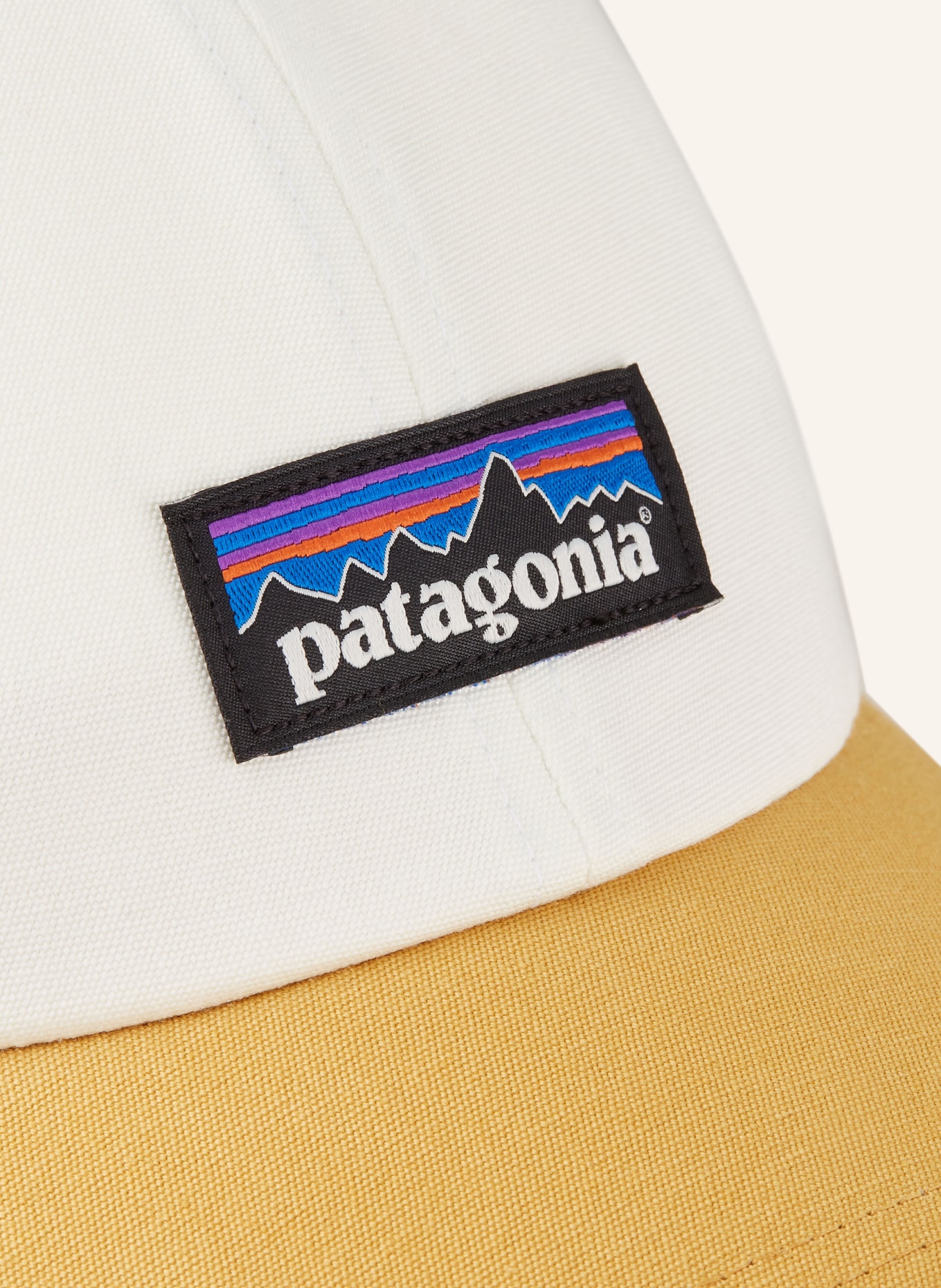 patagonia Cap, Color: WHITE/ CAMEL (Image 4)
