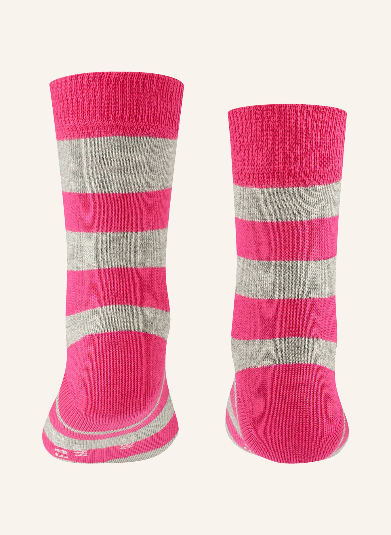FALKE 2er-Pack Socken HAPPY, Farbe: 3400 LIGHT GREY (Bild 2)