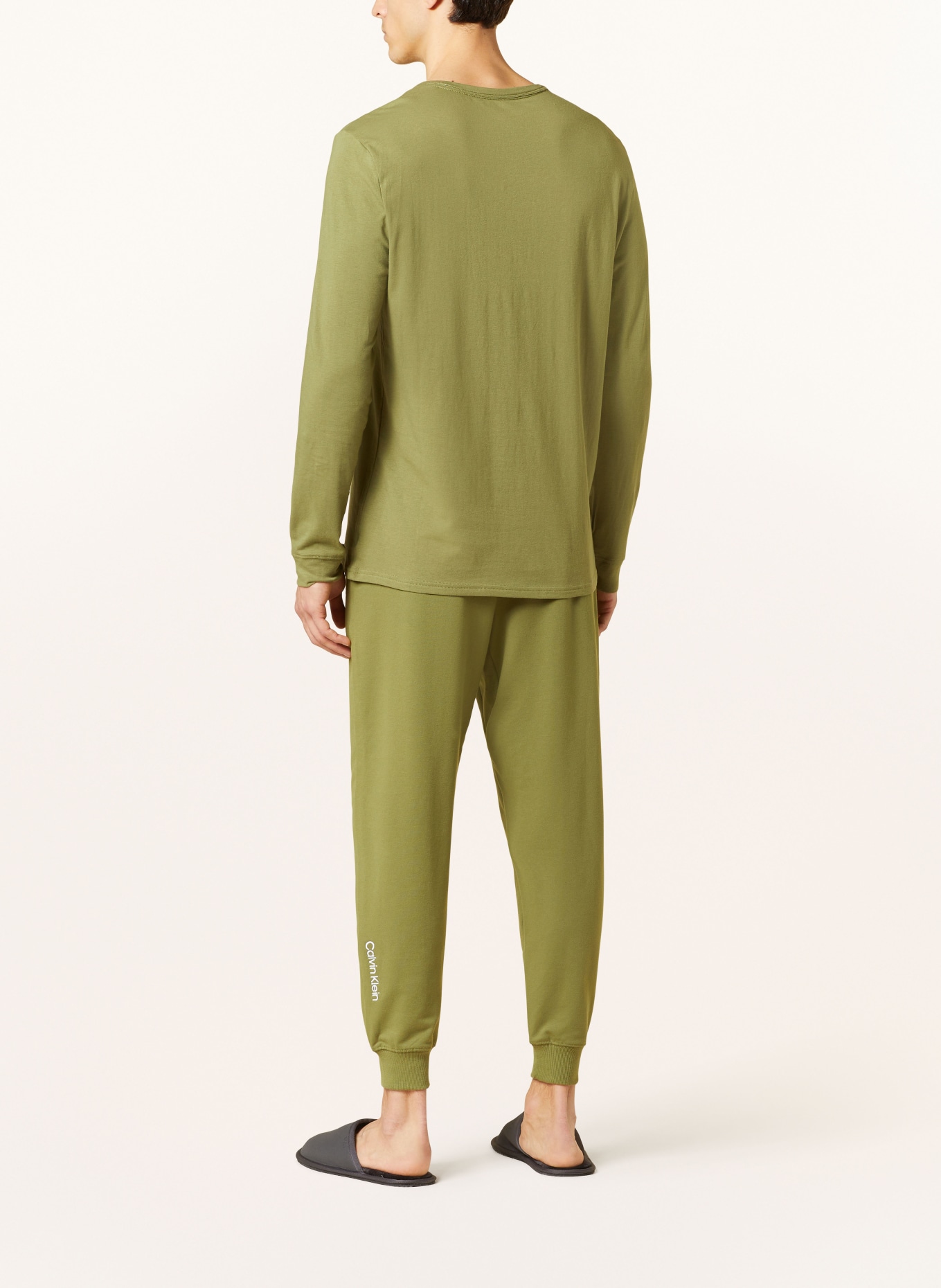 Calvin Klein Koszulka rekreacyjna MODERN STRUCTURE, Kolor: OLIWKOWY (Obrazek 3)