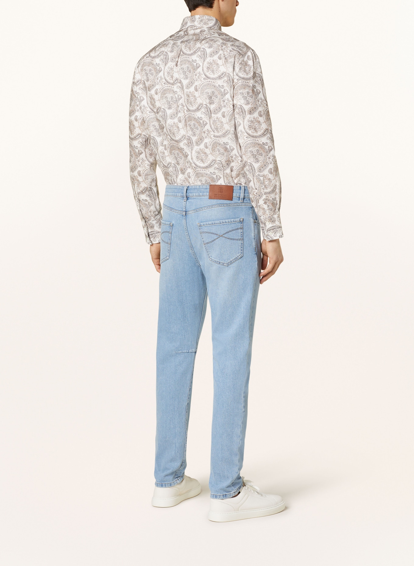 BRUNELLO CUCINELLI Jeans Leisure Fit, Farbe: BLAU (Bild 3)