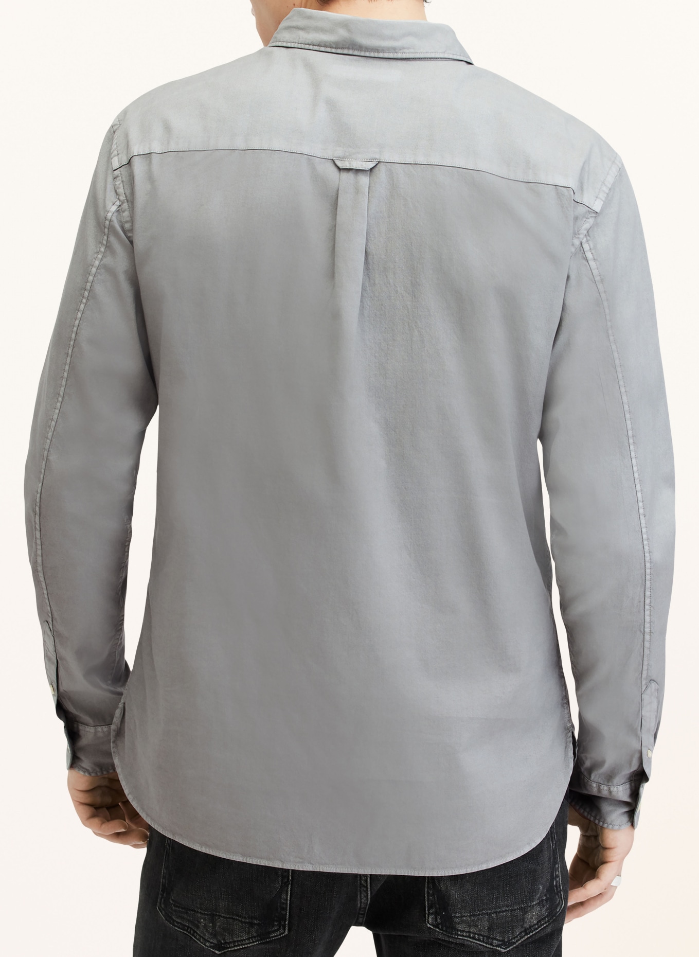 ALLSAINTS Hemd HAWTHRONE Stretch Fit, Farbe: GRAU (Bild 3)