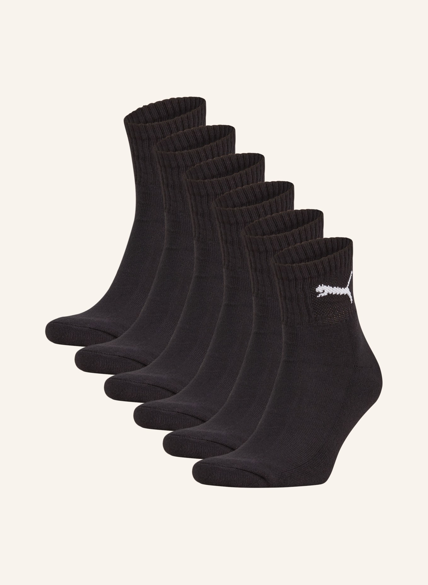 PUMA 6-pack socks , Color: 001 BLACK (Image 1)
