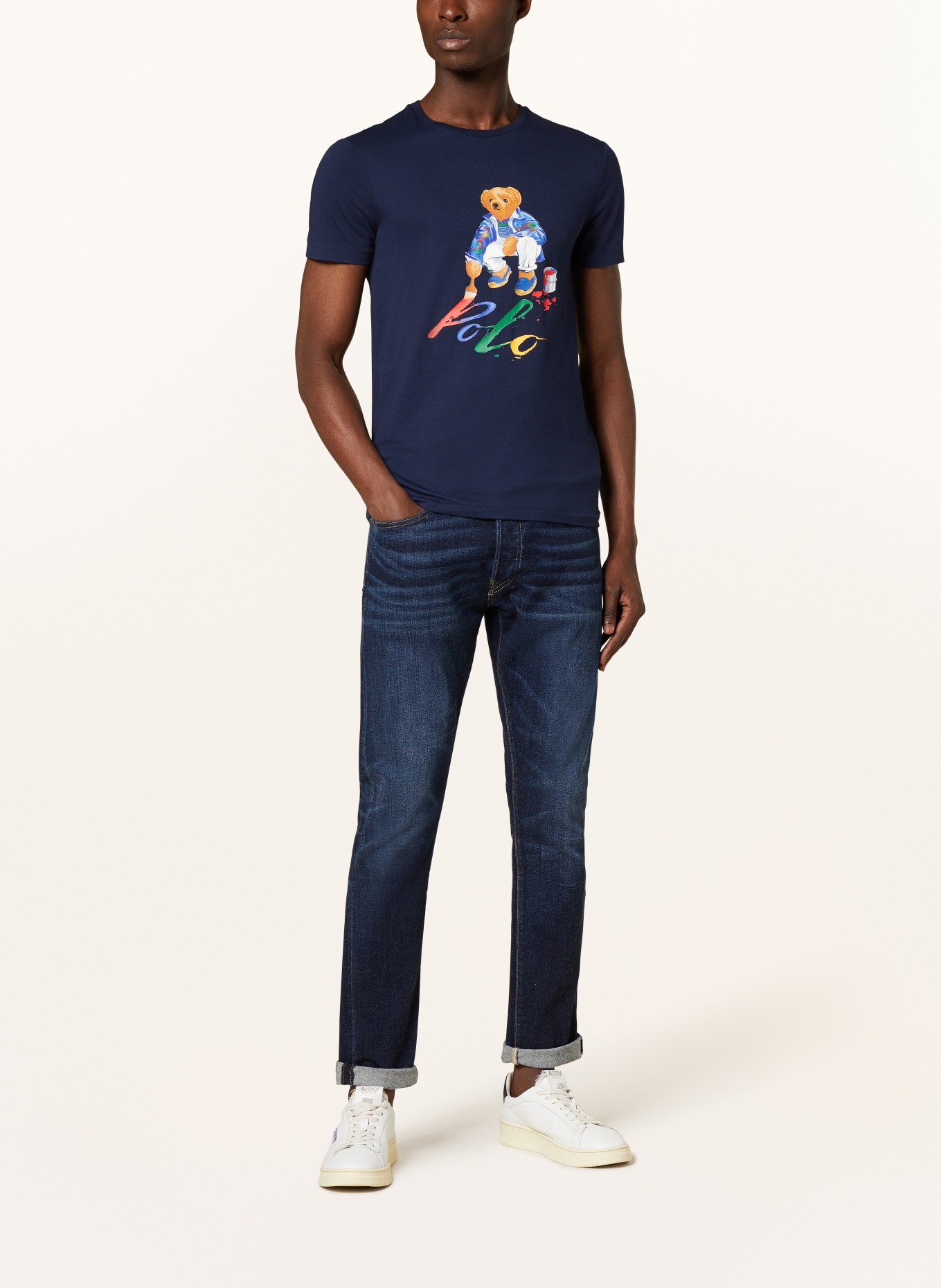 POLO RALPH LAUREN T-shirt , Color: DARK BLUE (Image 2)