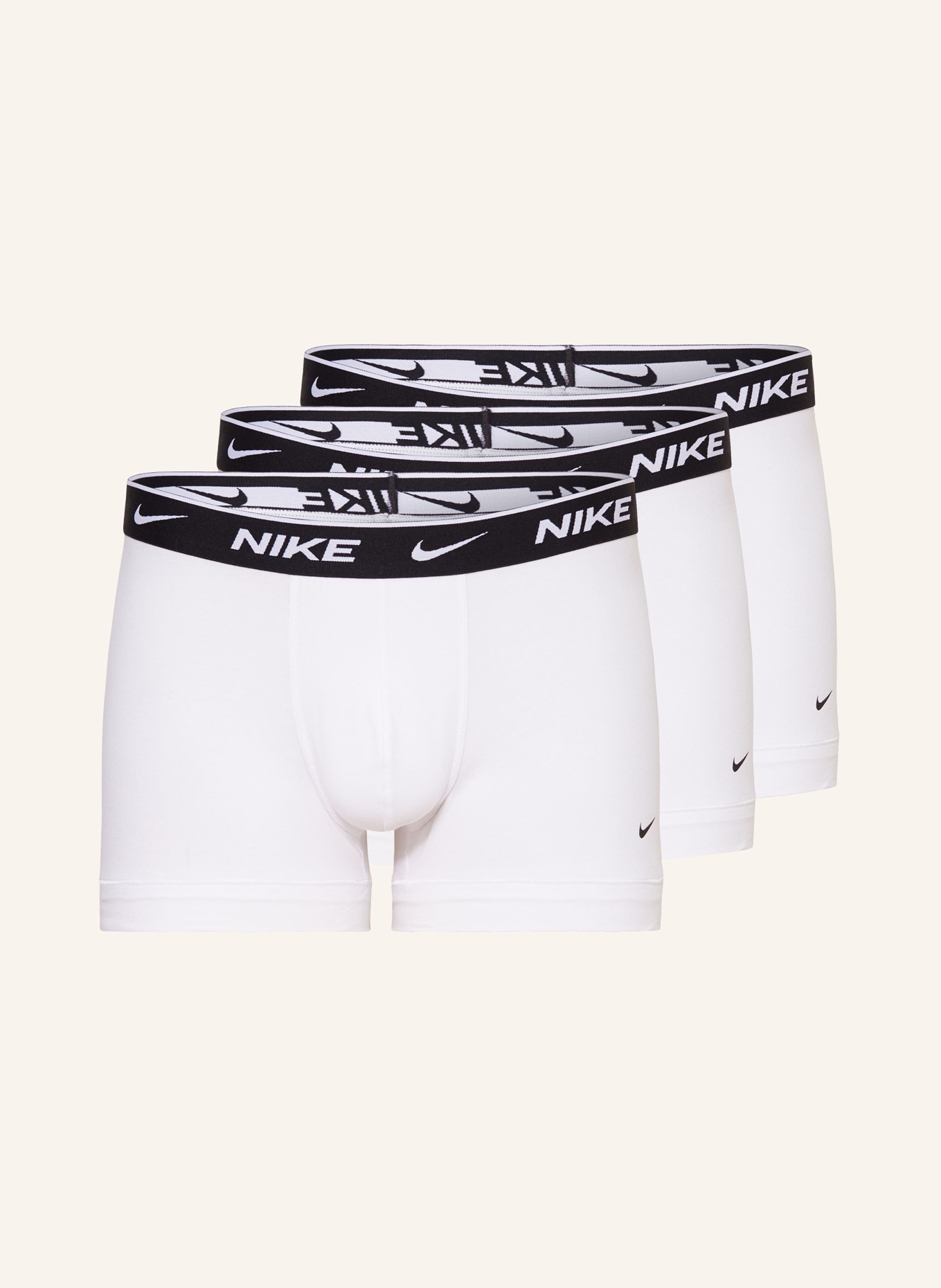 Nike 3er-Pack Boxershorts EVERDAY COTTON STRETCH, Farbe: WEISS (Bild 1)