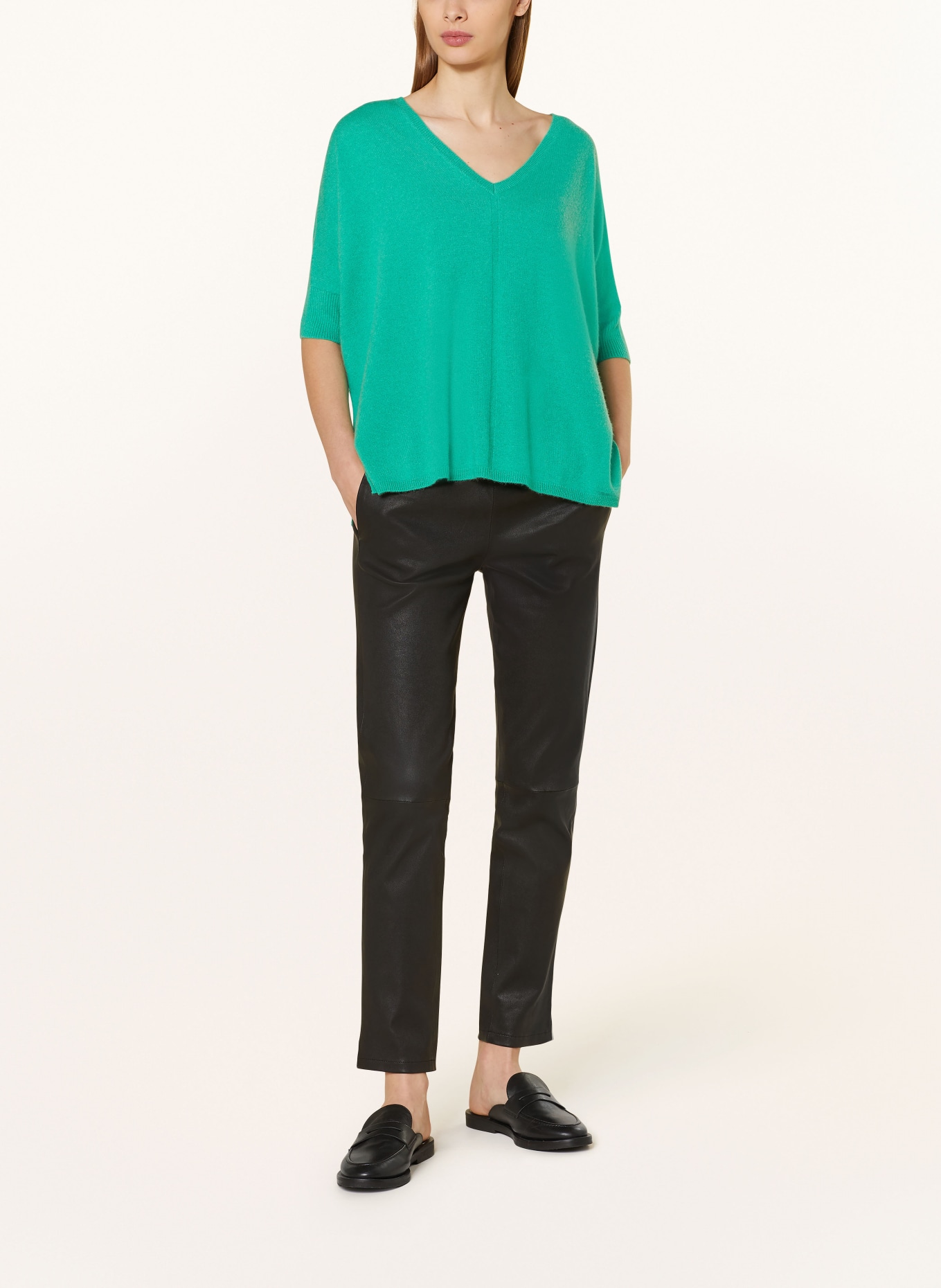 lilienfels Oversized-Pullover aus Cashmere, Farbe: GRÜN (Bild 2)