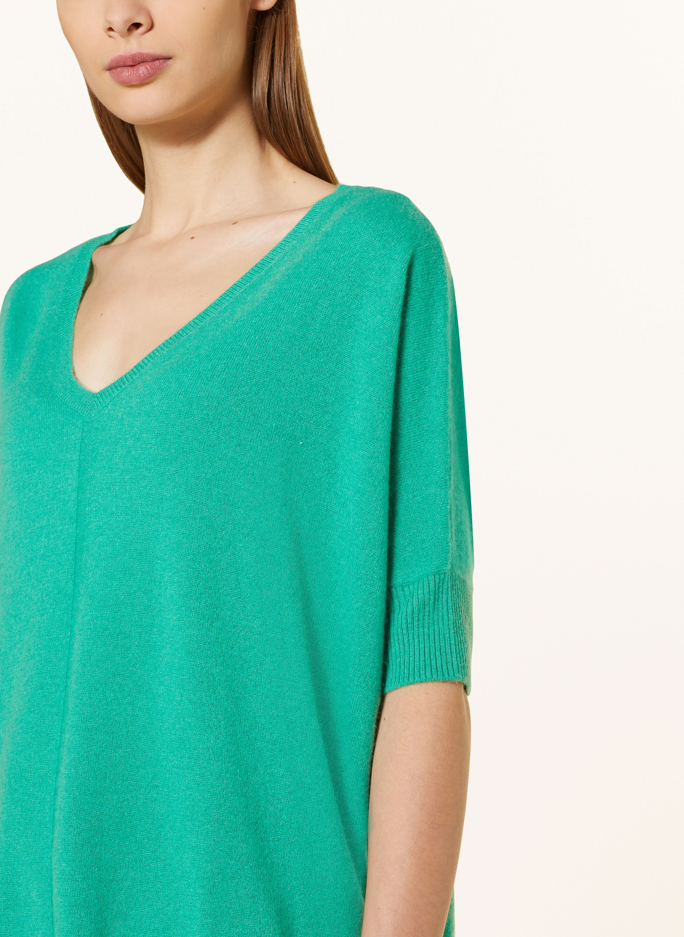 lilienfels Oversized-Pullover aus Cashmere, Farbe: GRÜN (Bild 4)