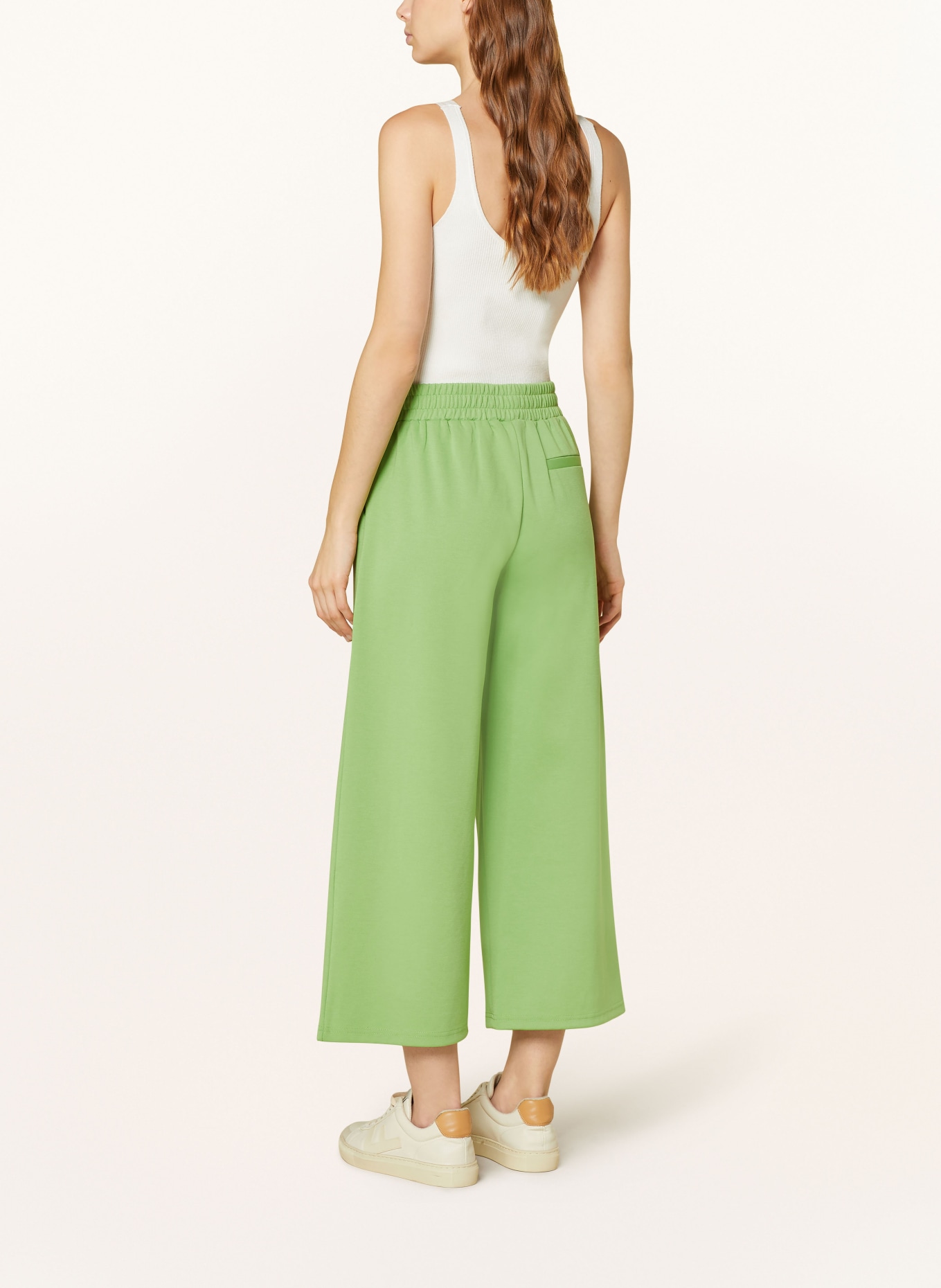 ICHI Culottes KATE, Color: LIGHT GREEN (Image 3)