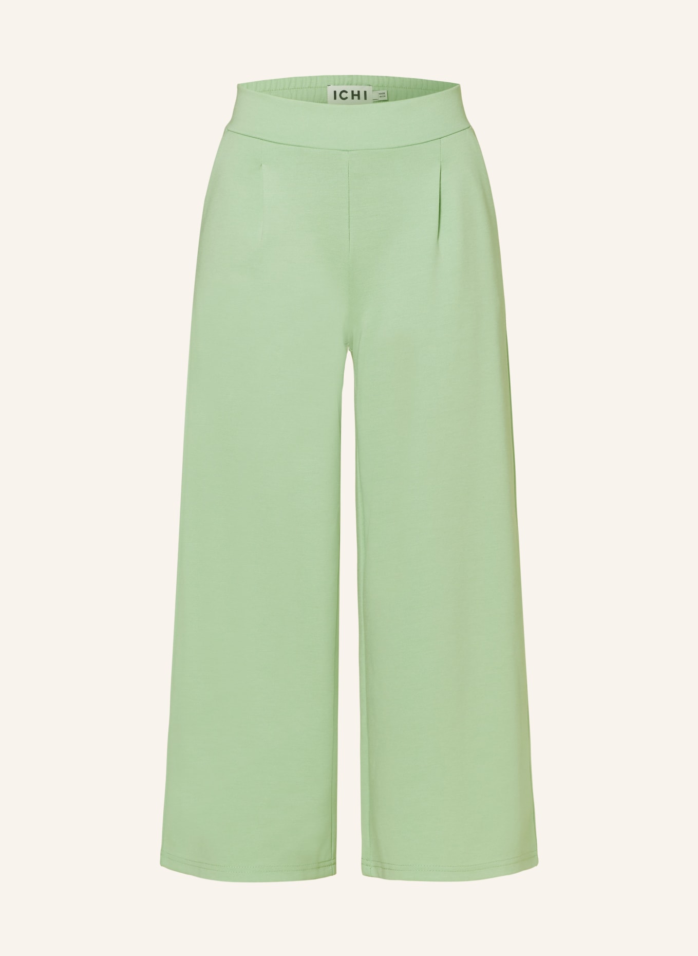 ICHI Culottes KATE, Color: LIGHT GREEN (Image 1)