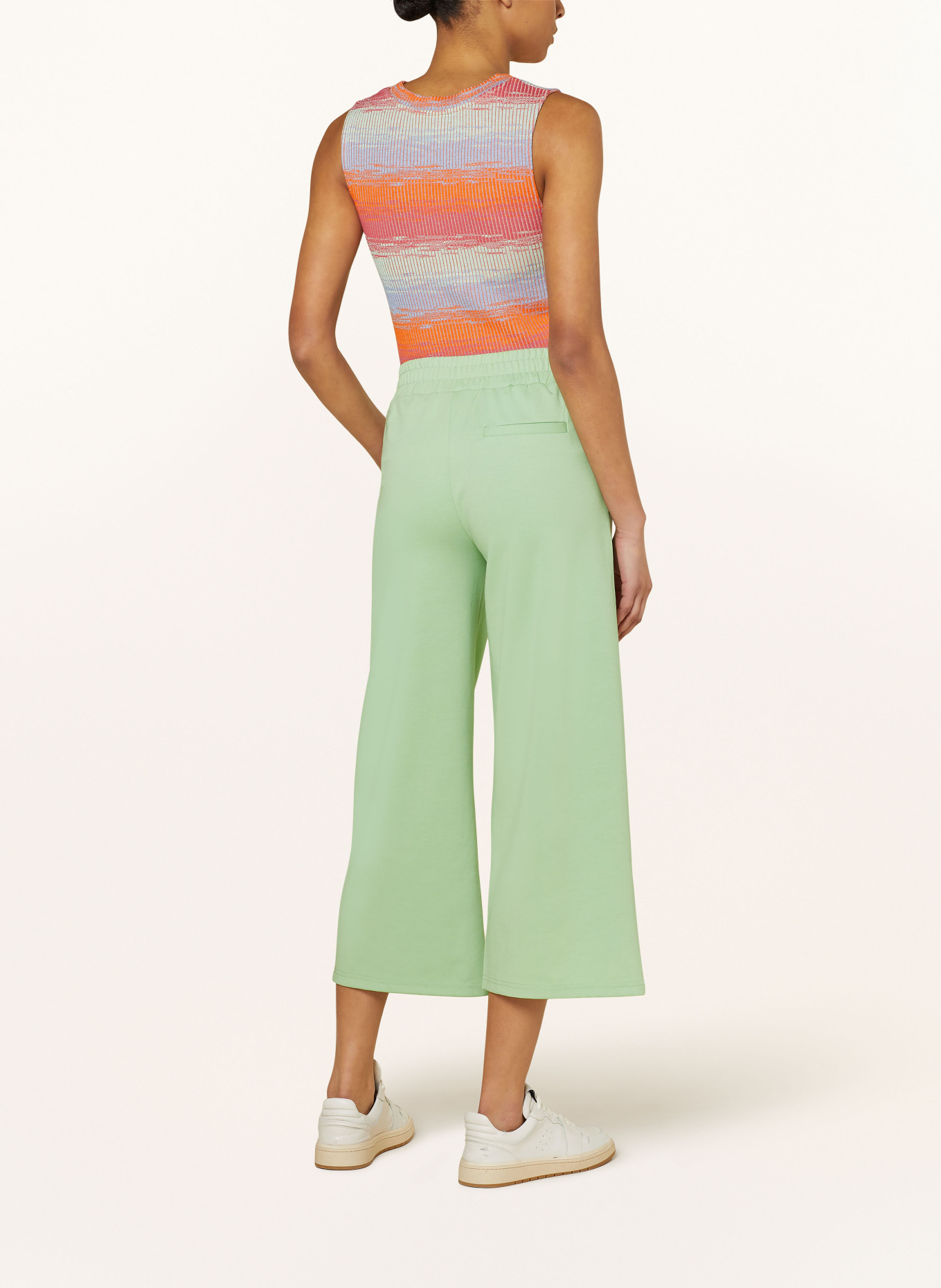 ICHI Culottes KATE, Color: LIGHT GREEN (Image 3)