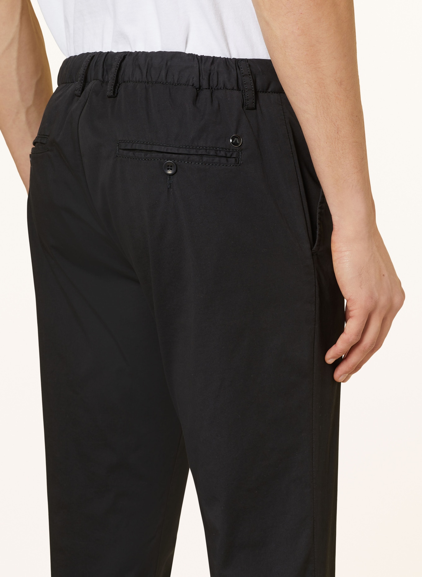 ALBERTO Chino JUMP Slim Fit: SCHWARZ