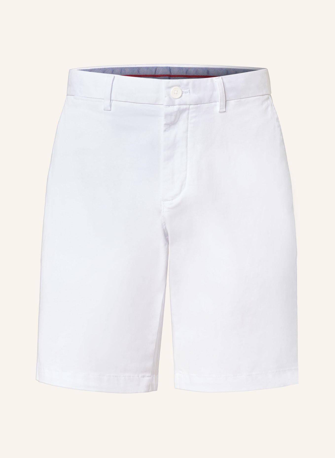 TOMMY HILFIGER Chino shorts HARLEM relaxed tapered fit, Color: WHITE (Image 1)