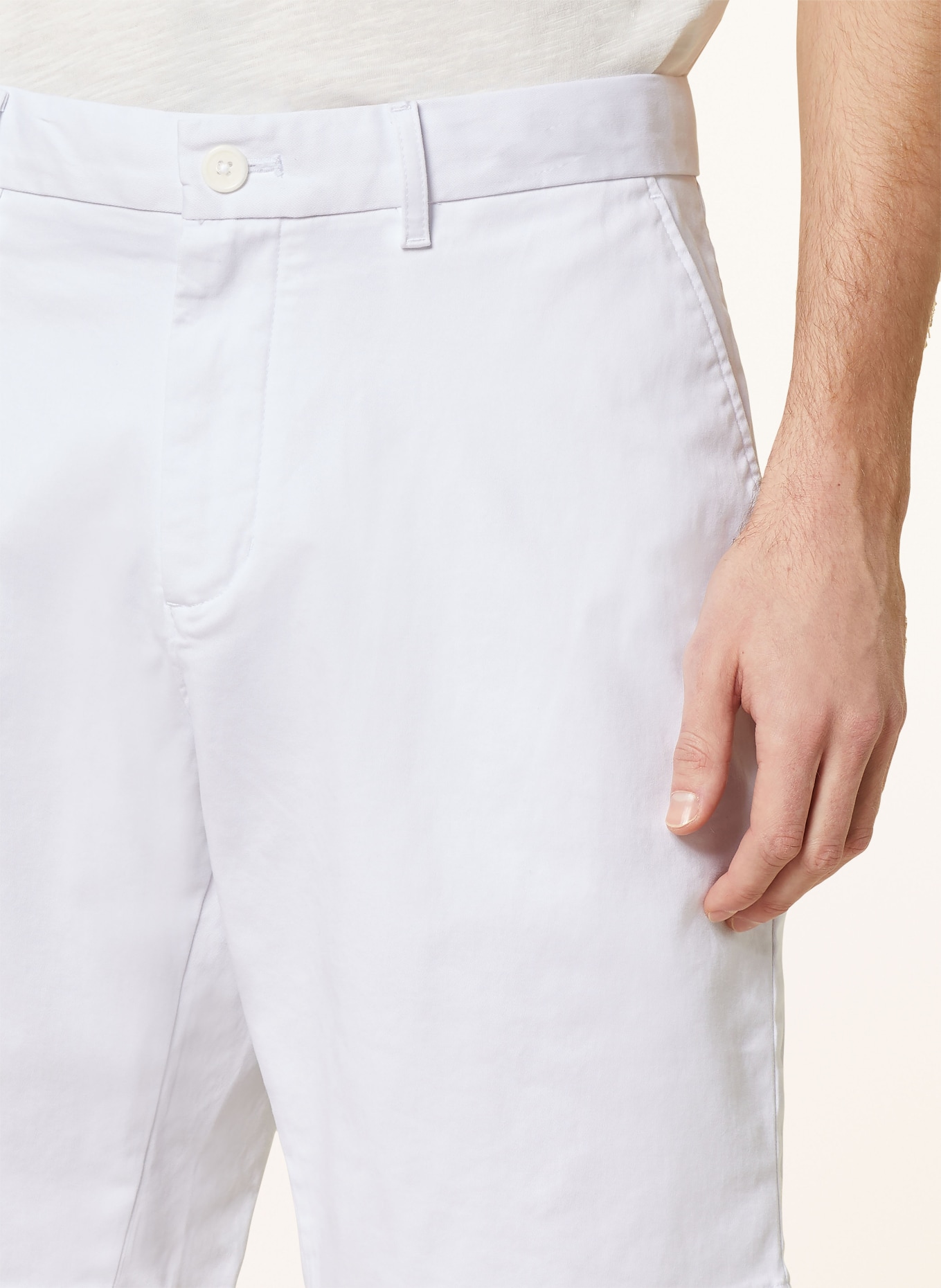 TOMMY HILFIGER Chino shorts HARLEM relaxed tapered fit, Color: WHITE (Image 5)