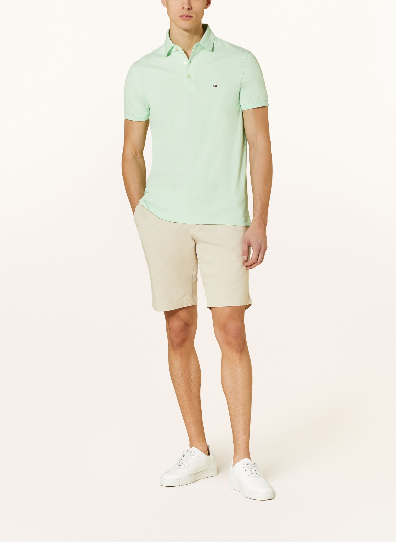 TOMMY HILFIGER Chino shorts HARLEM relaxed tapered fit, Color: BEIGE (Image 2)