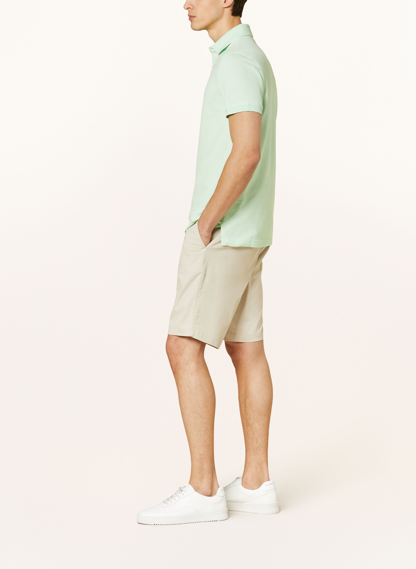 TOMMY HILFIGER Chino shorts HARLEM relaxed tapered fit, Color: BEIGE (Image 4)