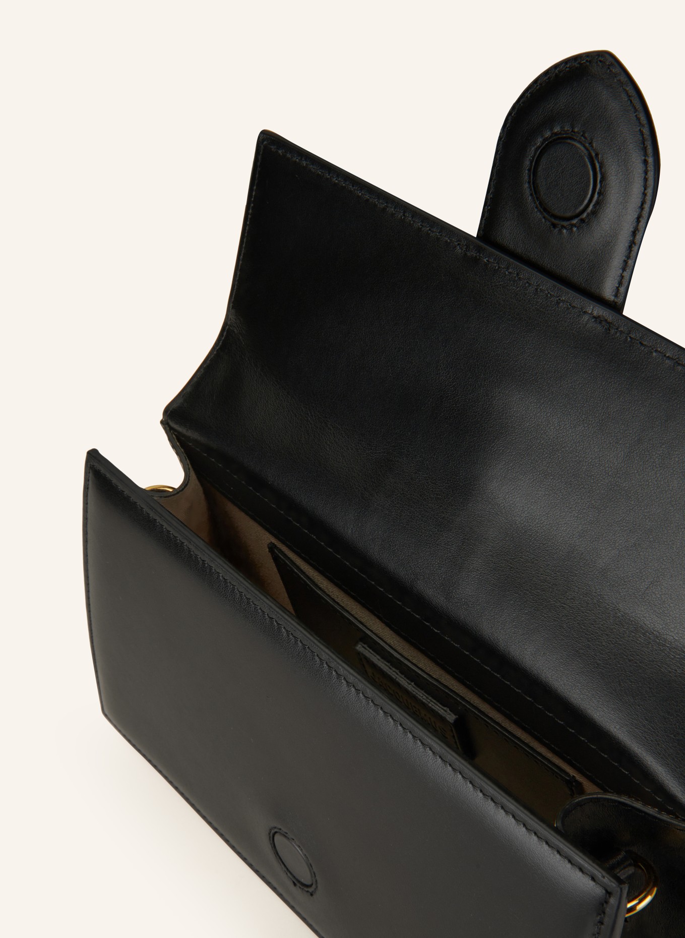 JACQUEMUS Shoulder bag LE GRAND BAMBINO, Color: BLACK (Image 3)