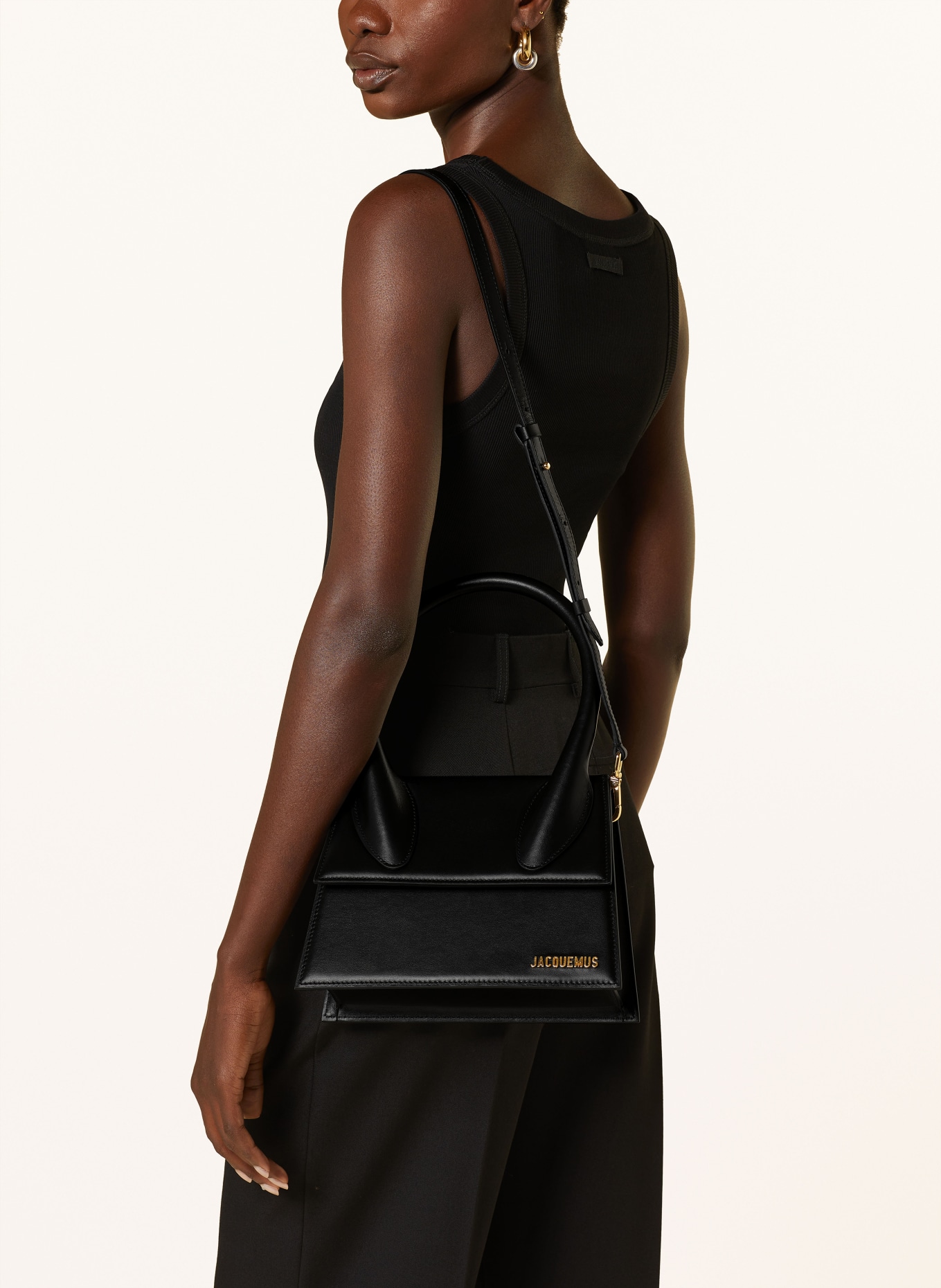 JACQUEMUS Handbag CHIQUITO LARGE, Color: BLACK (Image 4)
