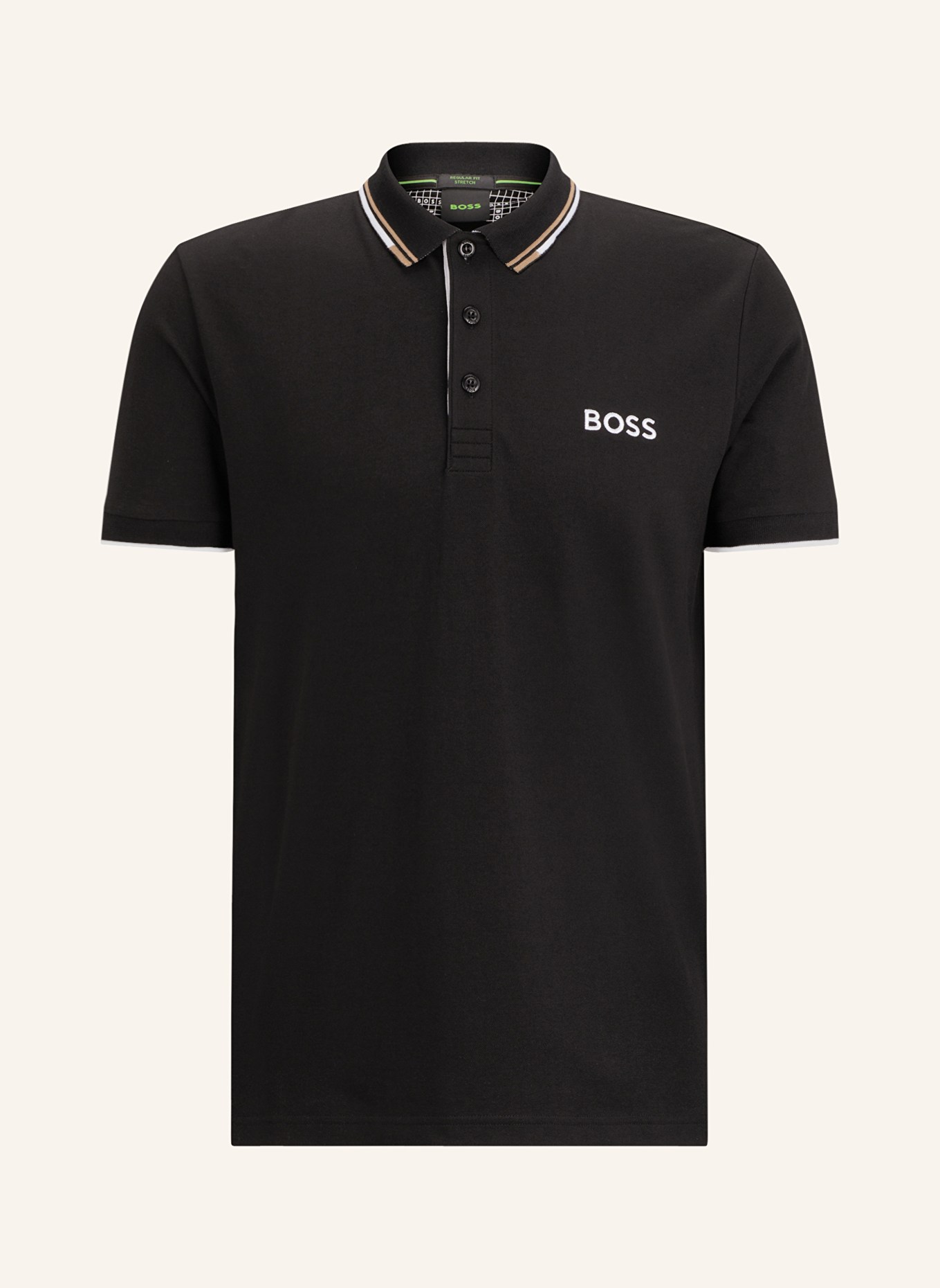 BOSS Funktions-Poloshirt PADDY PRO, Farbe: SCHWARZ (Bild 1)