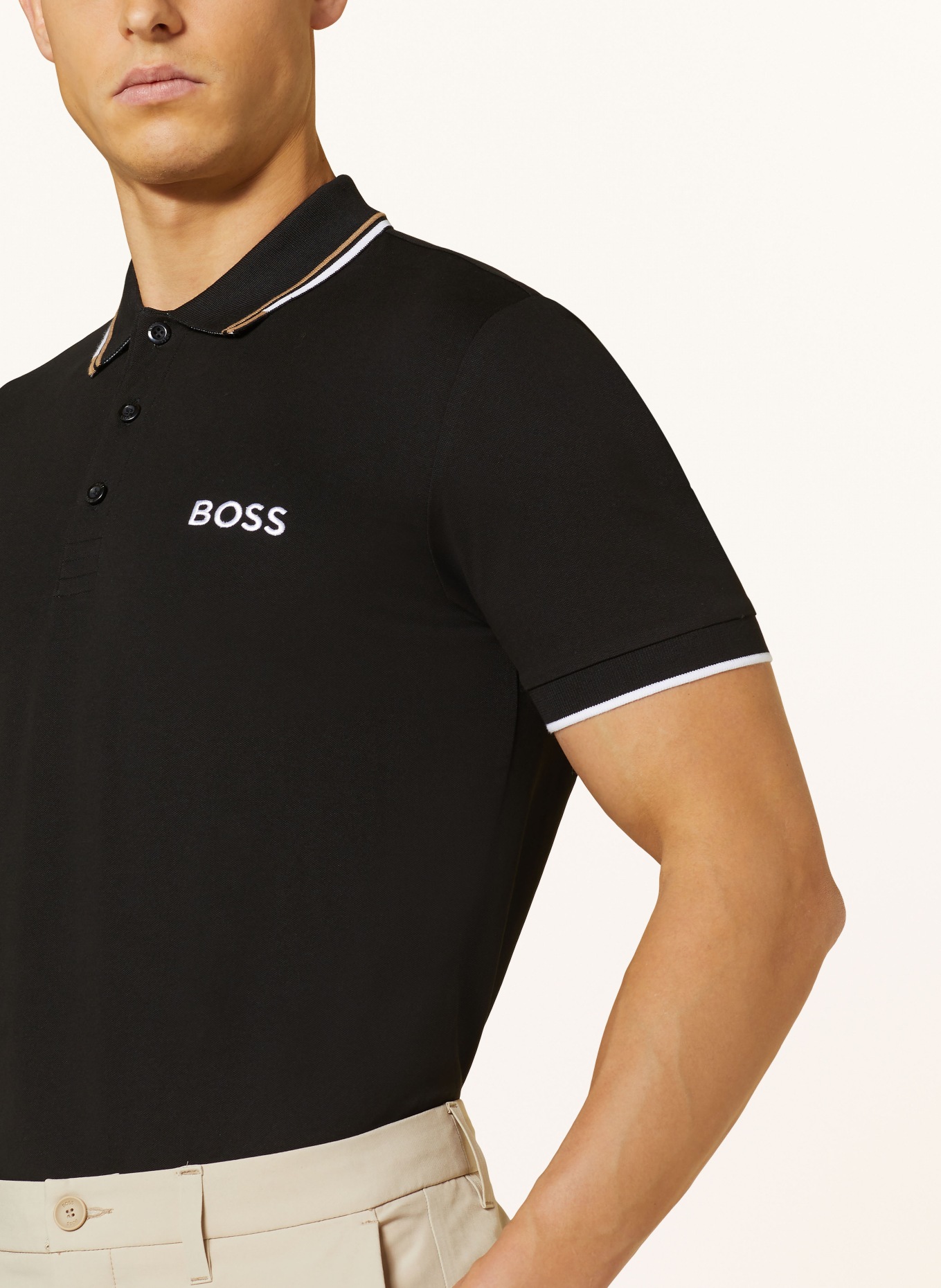 BOSS Funktions-Poloshirt PADDY PRO, Farbe: SCHWARZ (Bild 4)
