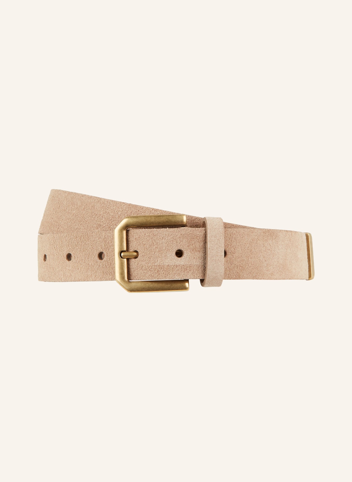 BRUNELLO CUCINELLI Leather belt, Color: BEIGE (Image 1)