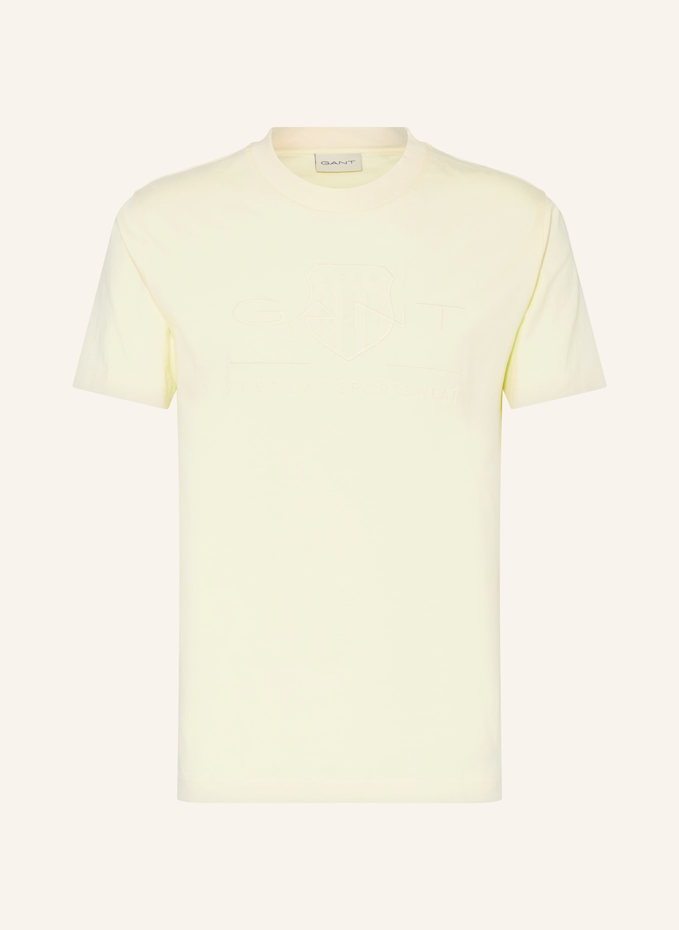 GANT T-shirt, Kolor: ŻÓŁTY (Obrazek 1)