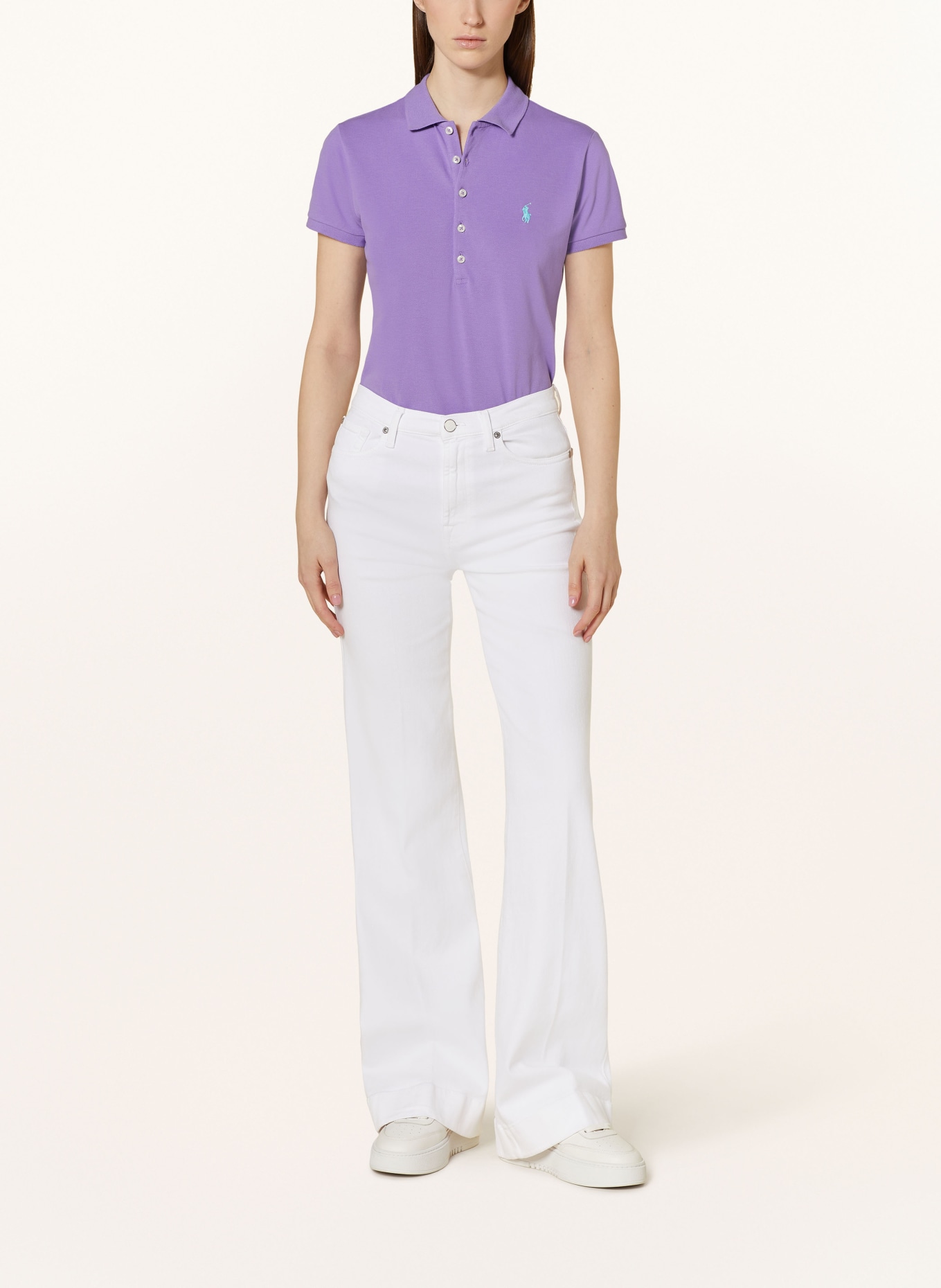 POLO RALPH LAUREN Koszulka polo z piki: LILA