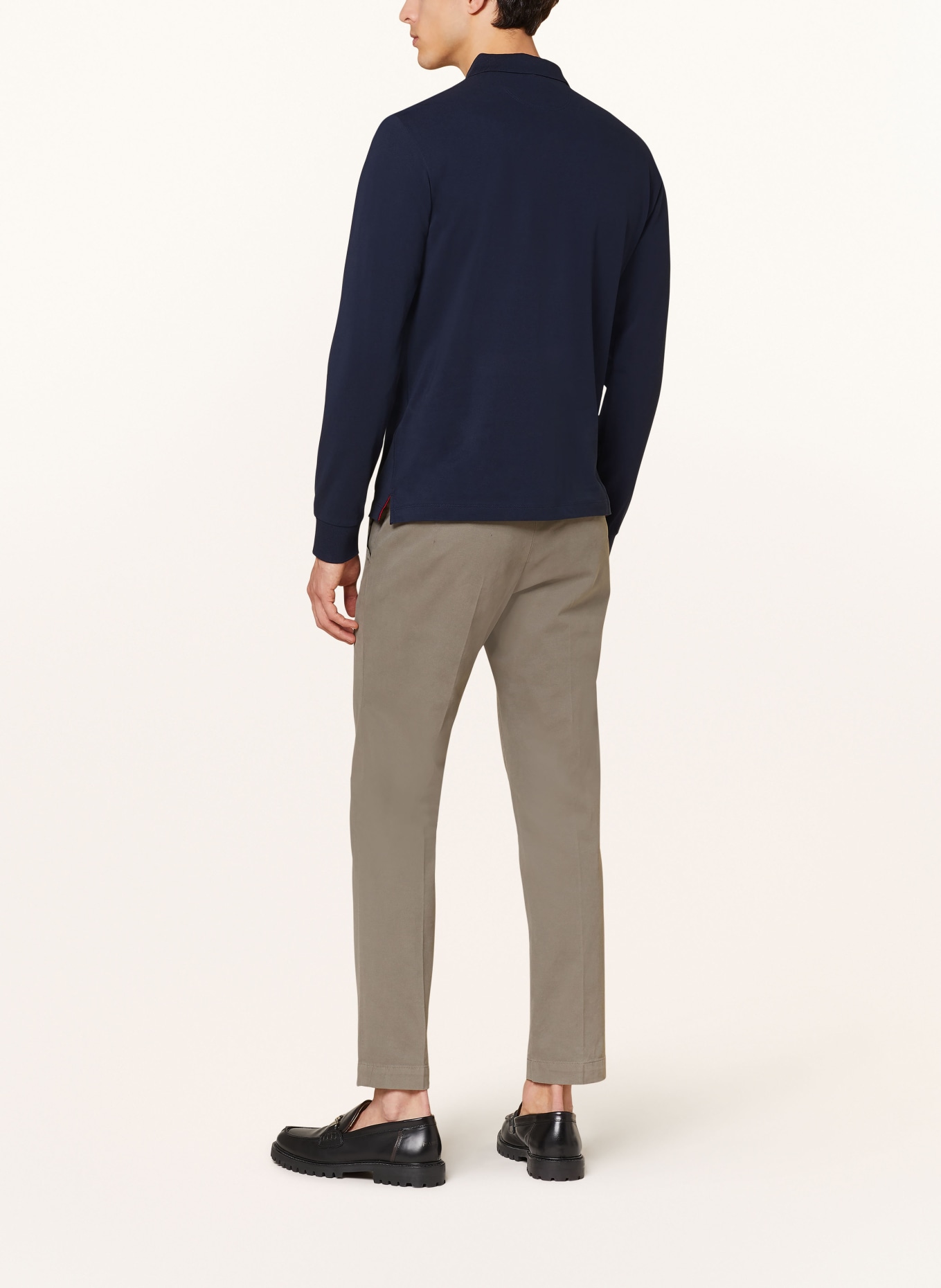 HACKETT LONDON Piqué-Poloshirt Slim Fit , Farbe: DUNKELBLAU (Bild 3)