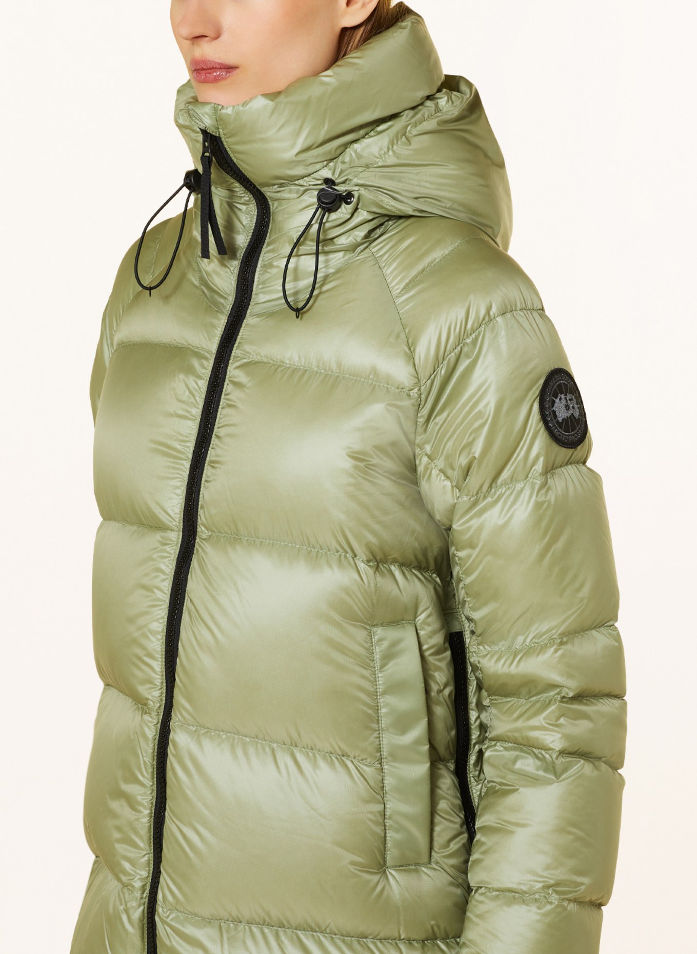 CANADA GOOSE Down jacket CYPRESS, Color: LIGHT GREEN (Image 6)