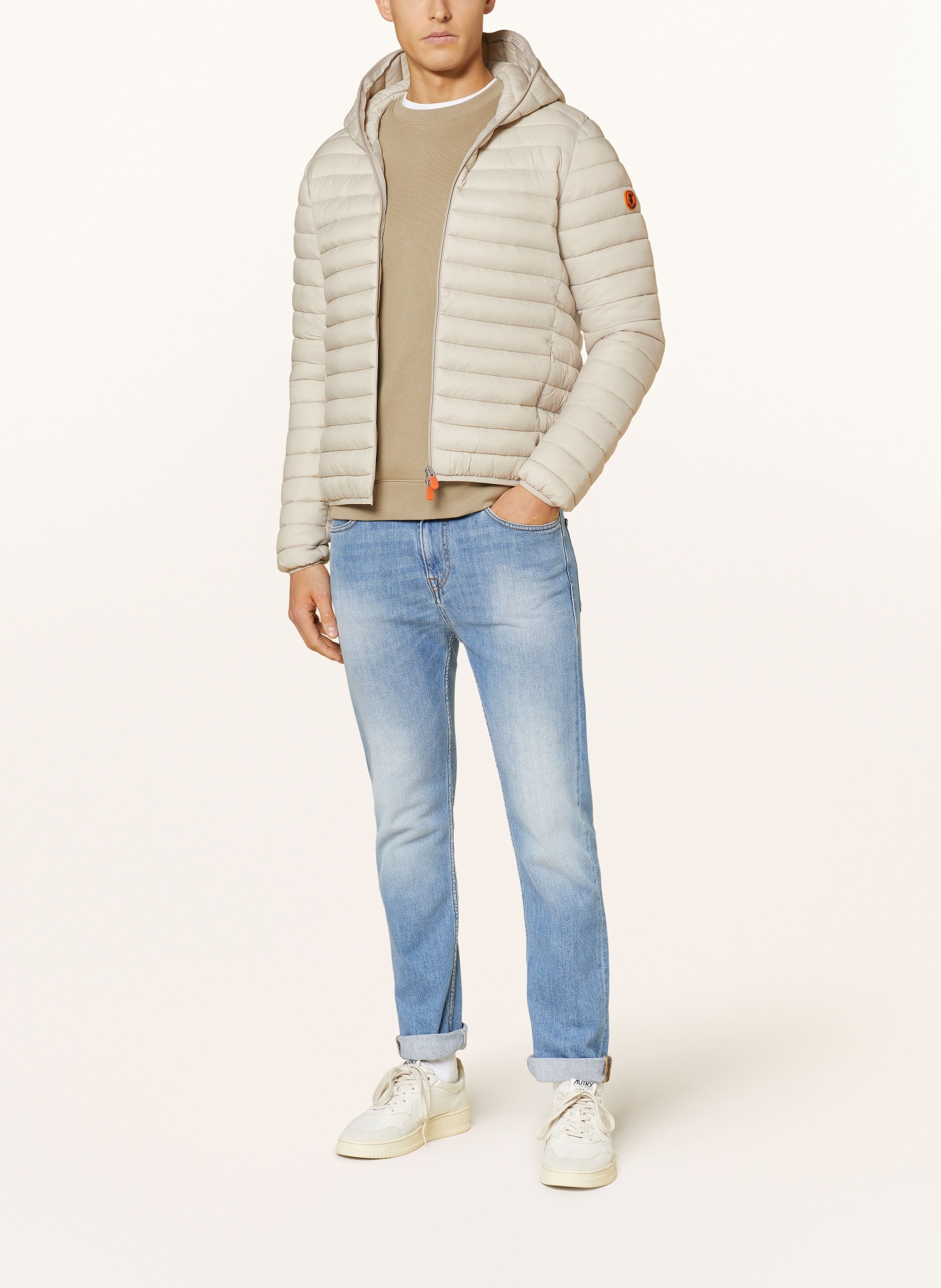SAVE THE DUCK Quilted jacket DONALD, Color: CREAM (Image 2)