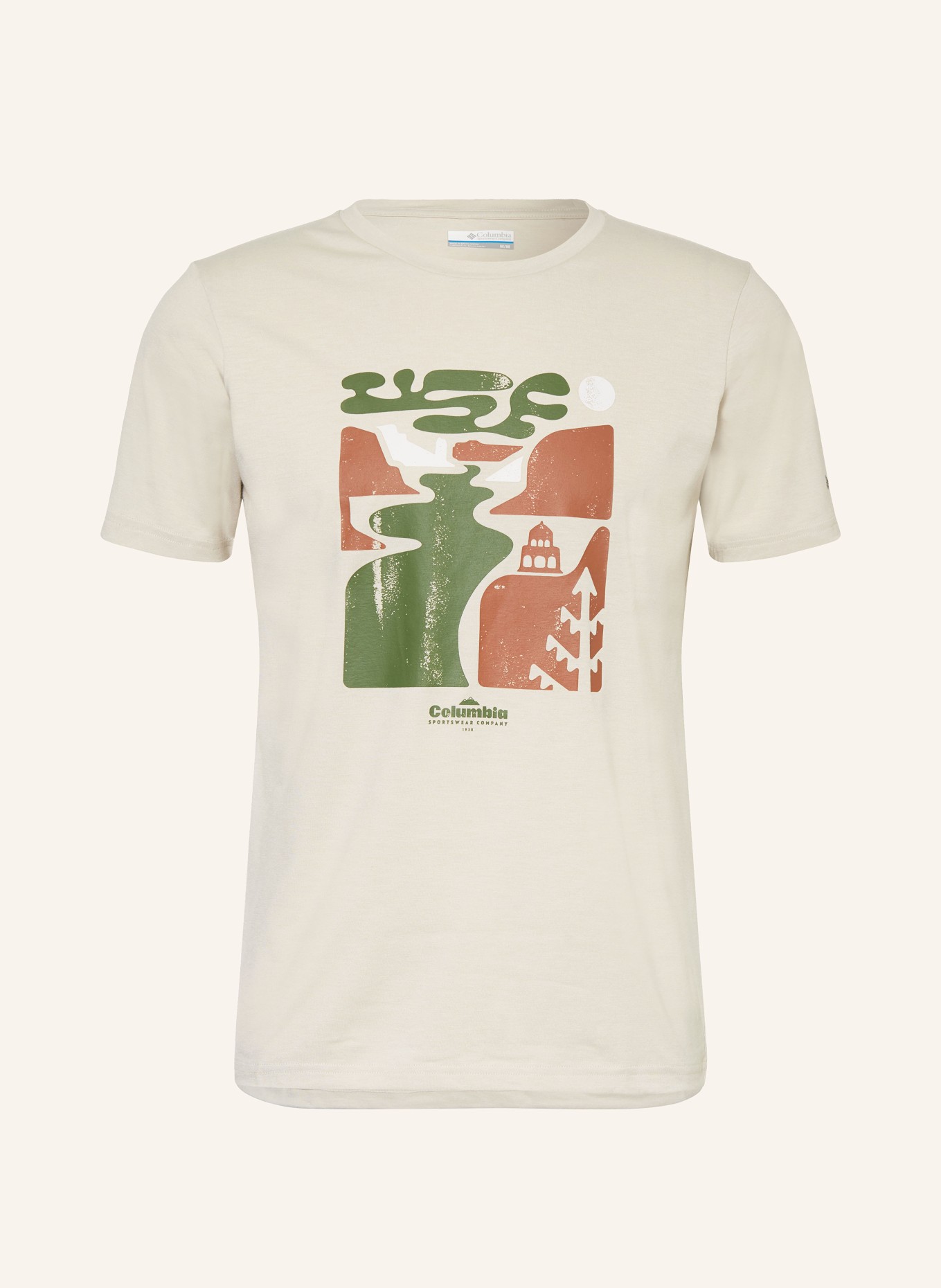 Columbia T-shirt SUN TRACK, Kolor: JASNOCZARY (Obrazek 1)
