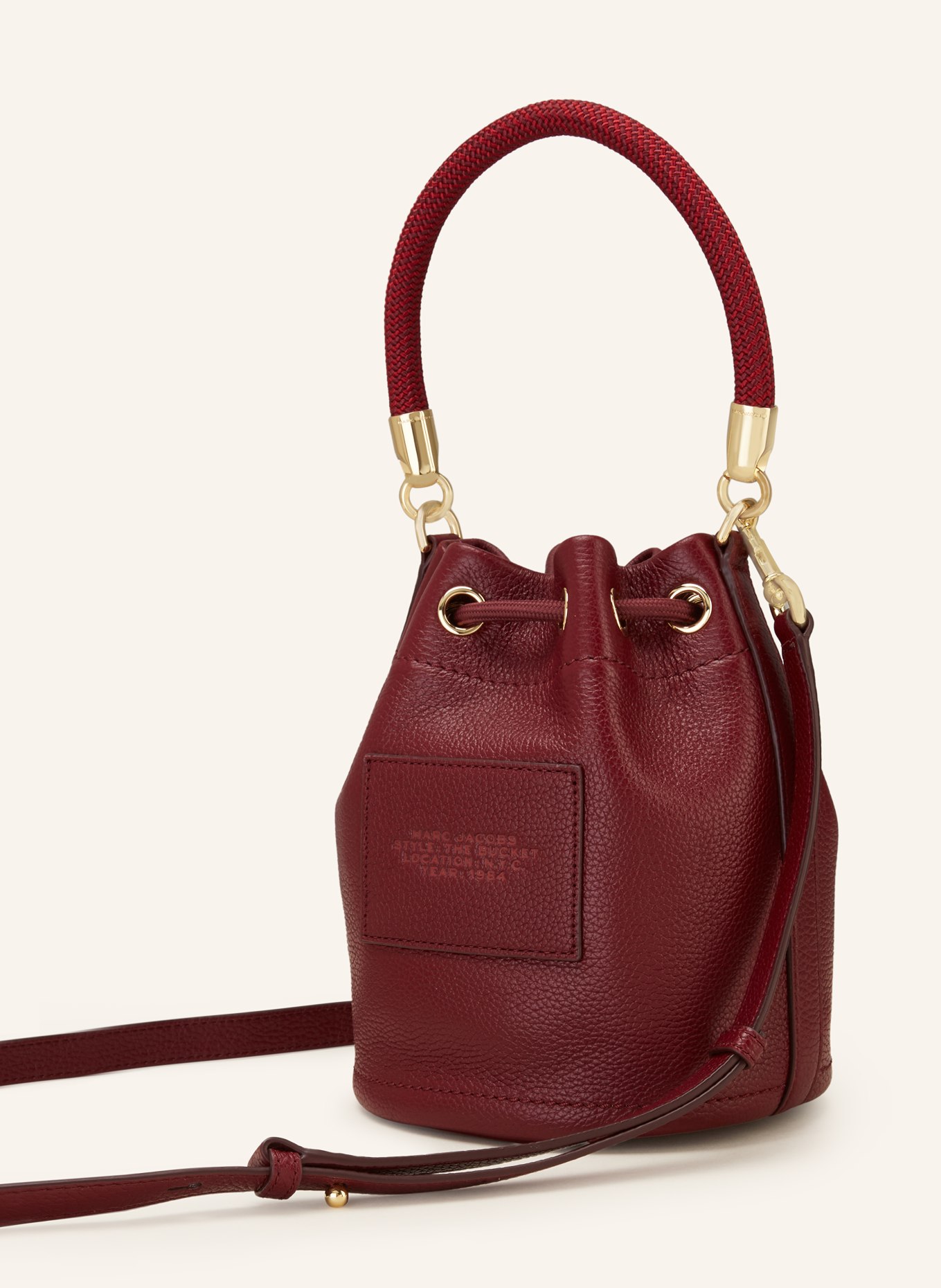 MARC JACOBS Beuteltasche THE BUCKET, Farbe: DUNKELROT (Bild 2)