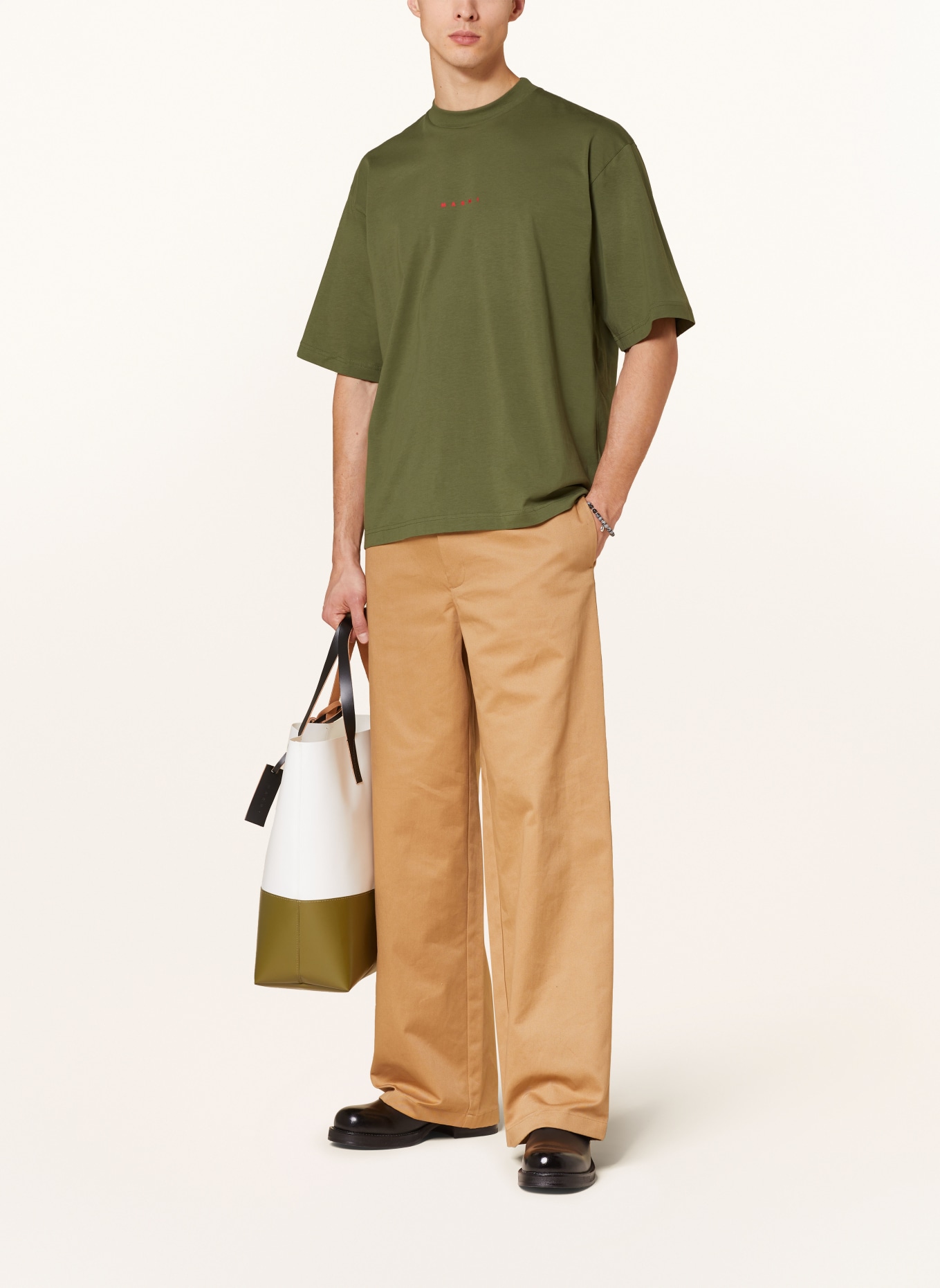 MARNI T-shirt HUMU, Color: OLIVE (Image 2)
