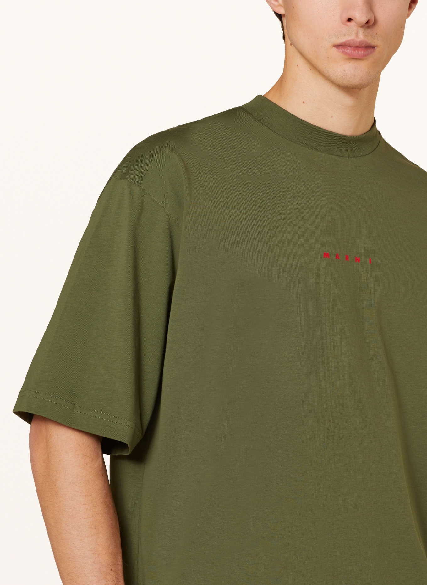 MARNI T-shirt HUMU, Color: OLIVE (Image 4)