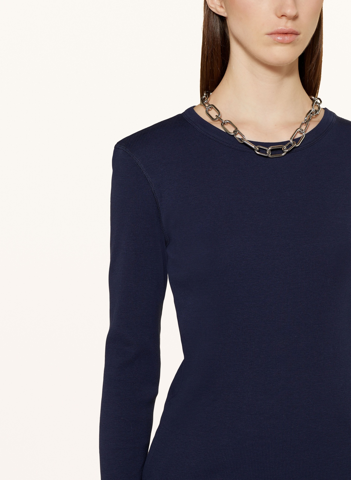 DRYKORN Koszulka z długim rękawem NURIT: GRANATOWY