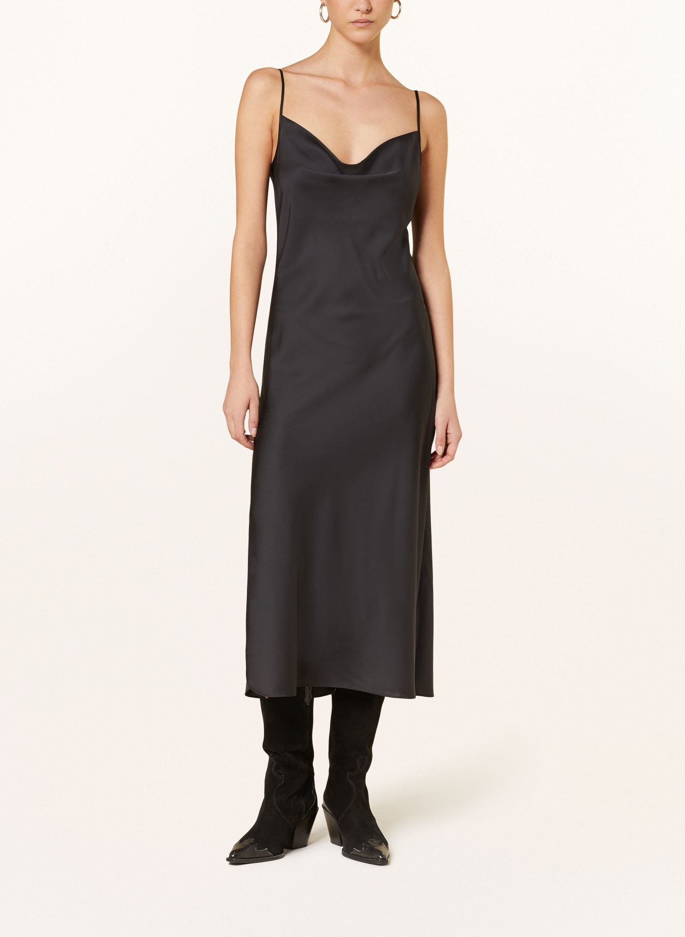 ALLSAINTS Dress HADLEY, Color: BLACK (Image 2)