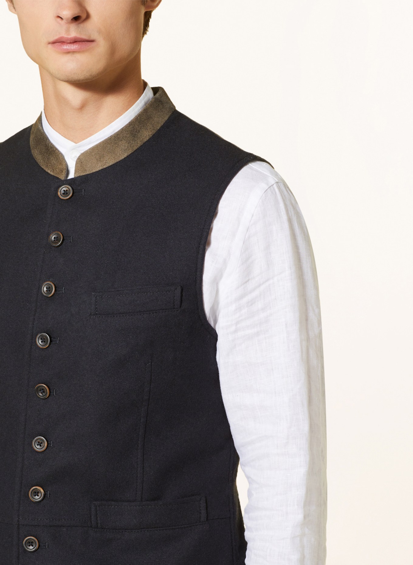 BECKERT Trachtenweste CONNOR: DUNKELBLAU