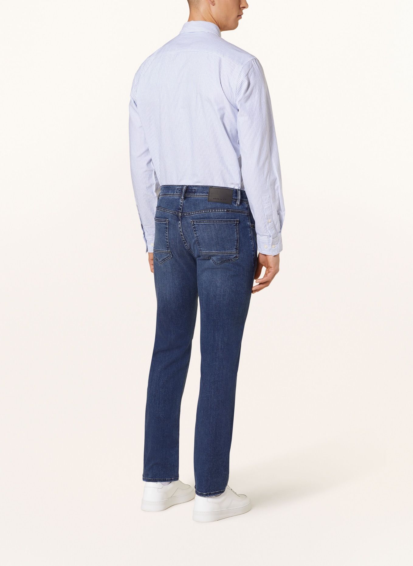 pierre cardin Jeans ANTIBES Slim Fit, Barva: 6835 ocean blue used whisker (Obrázek 3)