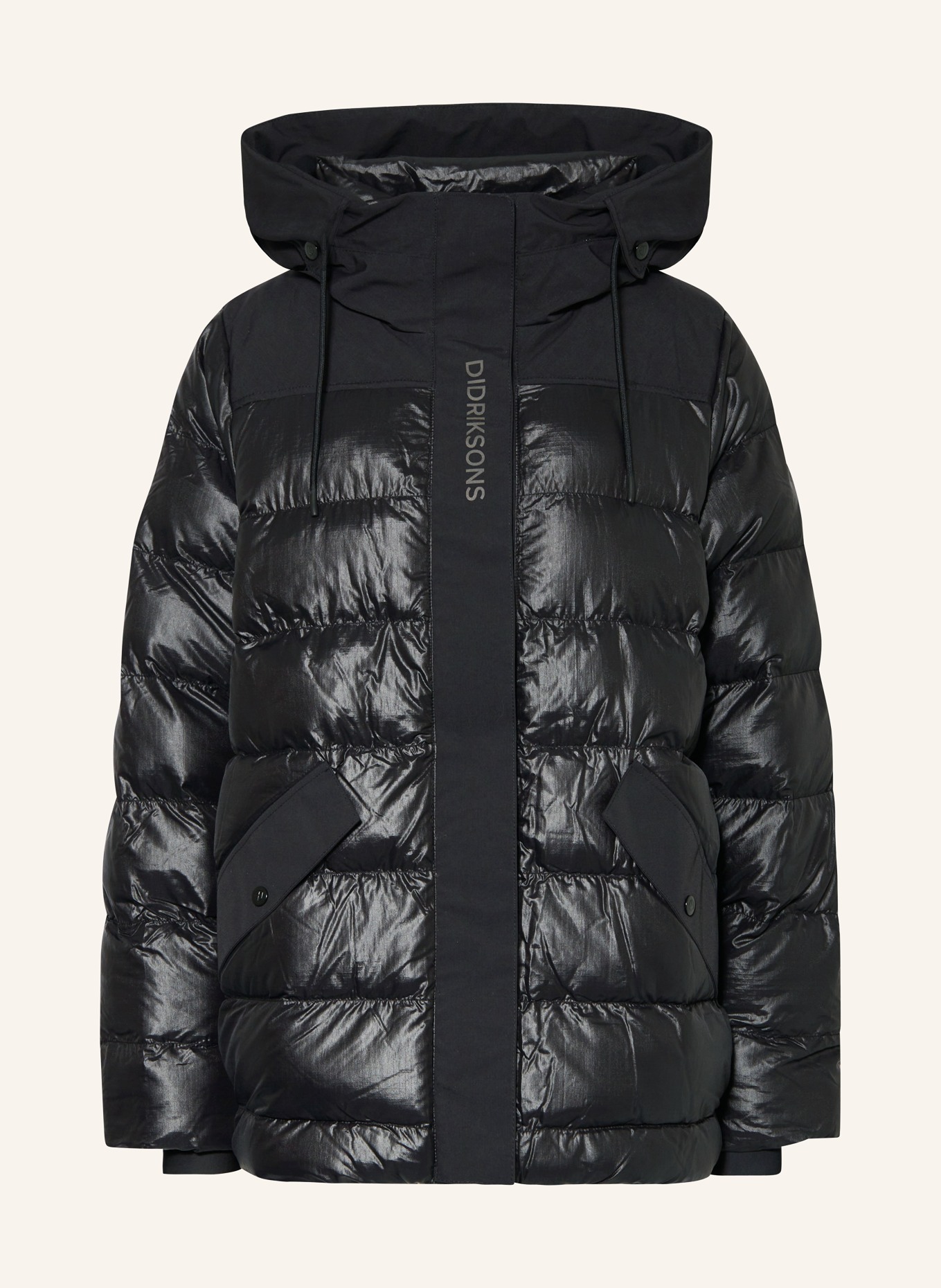 DIDRIKSONS Quilted jacket FILIPPA in black