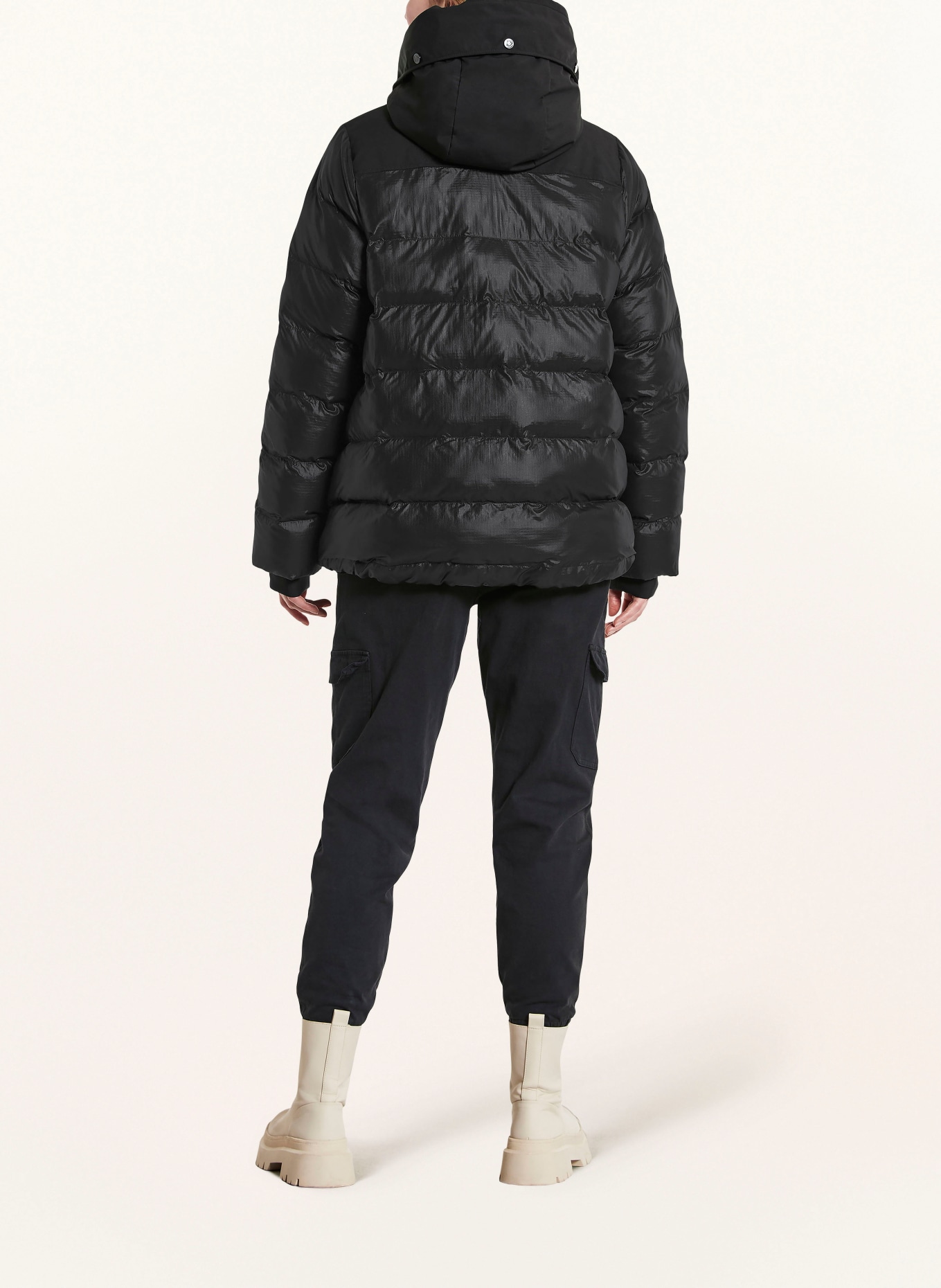 DIDRIKSONS Quilted jacket FILIPPA, Color: BLACK (Image 3)