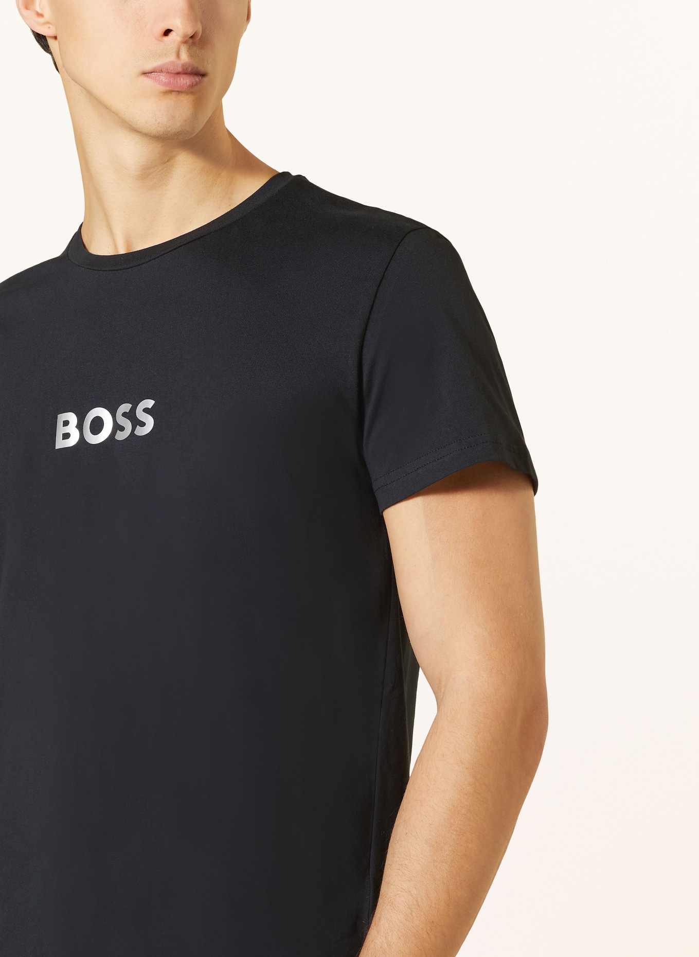 BOSS T-shirt SPECIAL, Color: BLACK/ GOLD (Image 4)