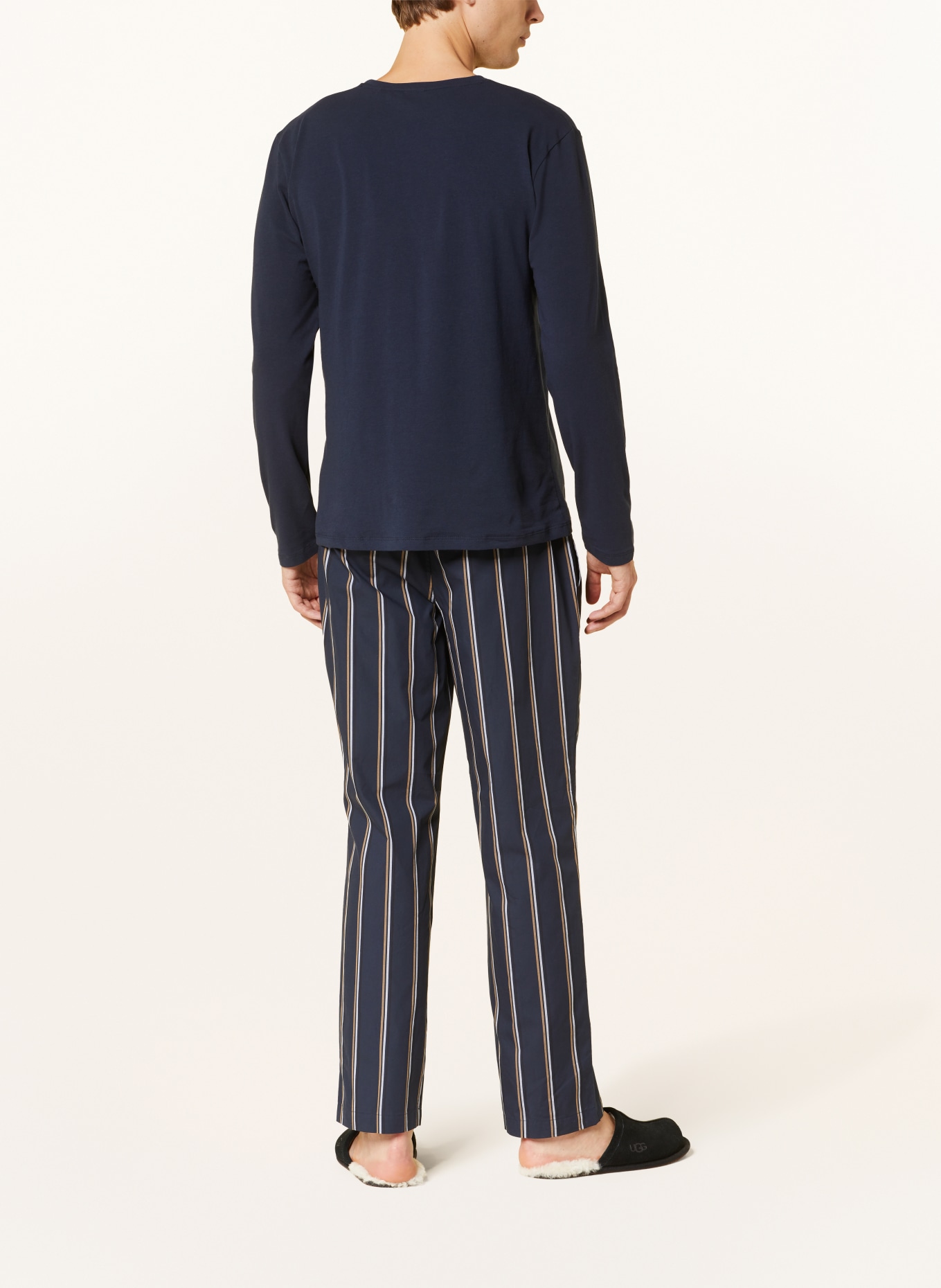 BOSS Pajamas EASY LONG, Color: DARK BLUE (Image 3)