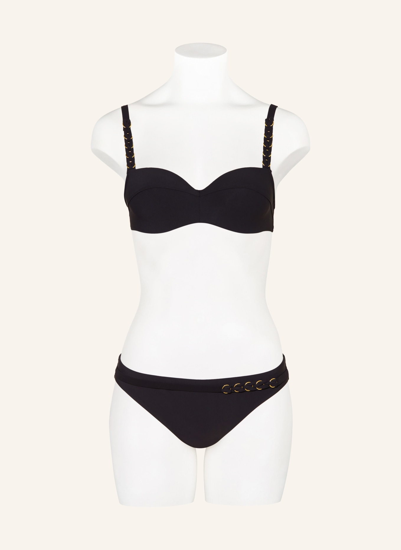CHANTELLE Basic bikini bottoms EMBLEM , Color: BLACK (Image 2)