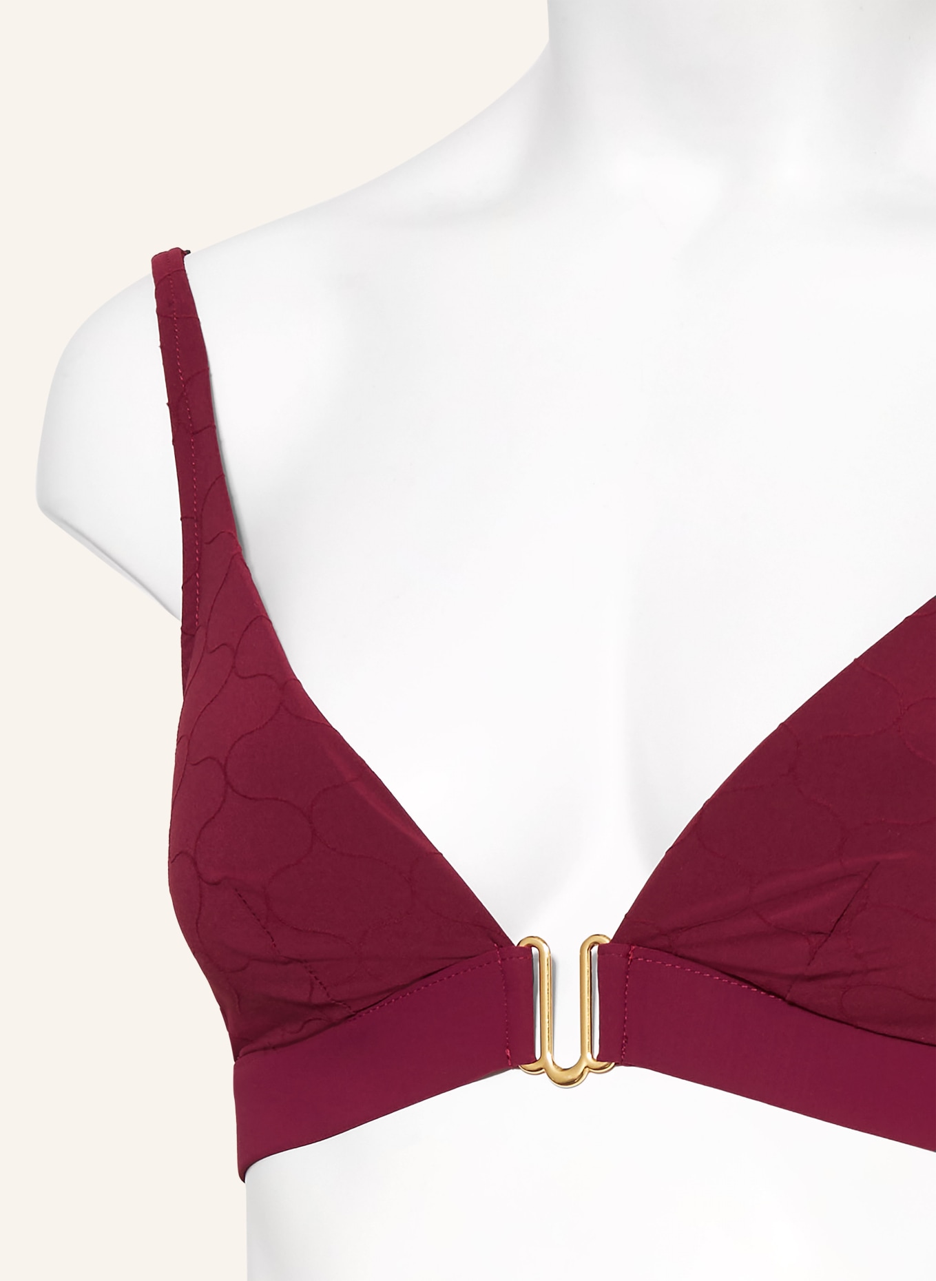CHANTELLE Bralette-Bikini-Top GLOW, Farbe: DUNKELROT (Bild 5)