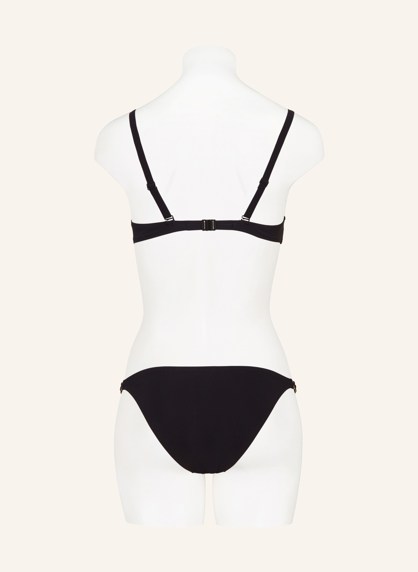 CHANTELLE Underwired bikini top EMBLEM , Color: BLACK (Image 3)