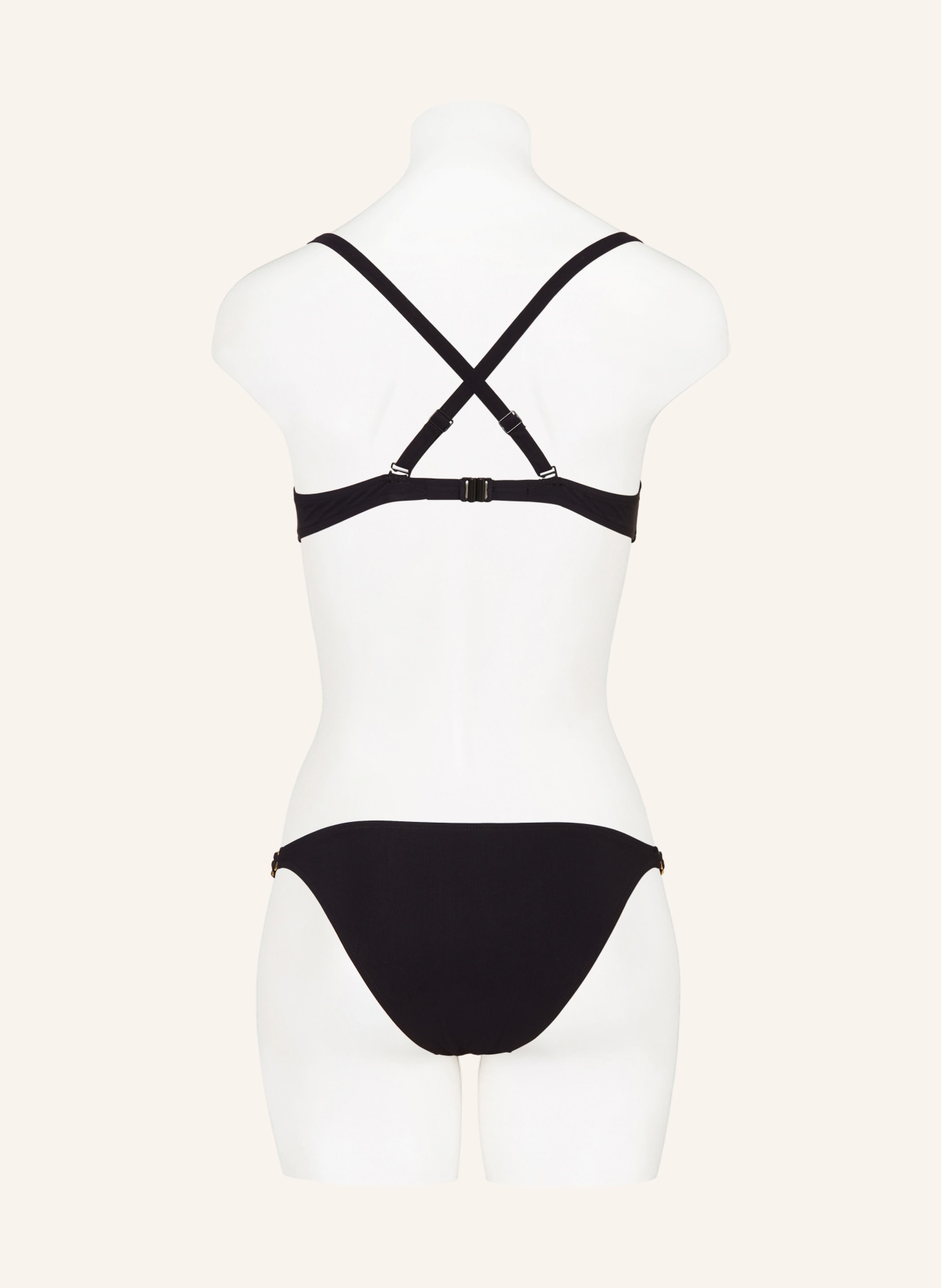 CHANTELLE Underwired bikini top EMBLEM , Color: BLACK (Image 4)