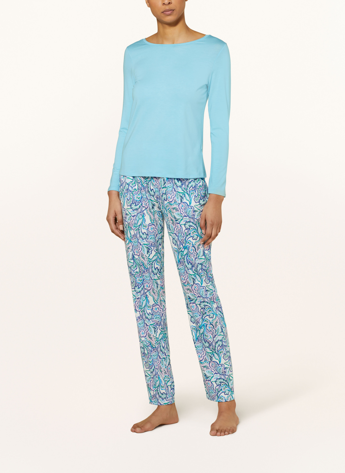 CALIDA Pajama shirt FAVOURITES ENERGY, Color: LIGHT BLUE (Image 2)