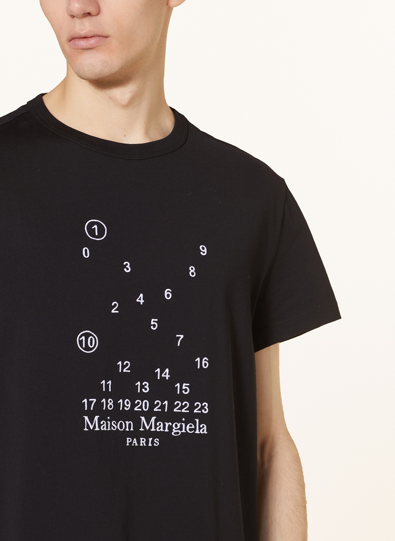 Maison Margiela T-shirt, Kolor: CZARNY/ BIAŁY (Obrazek 4)